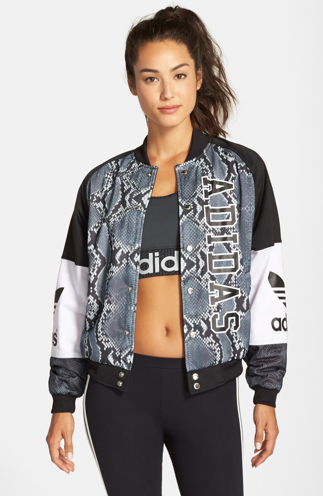 adidas Originals 'LA' Snake Print Track Jacket | Nordstrom