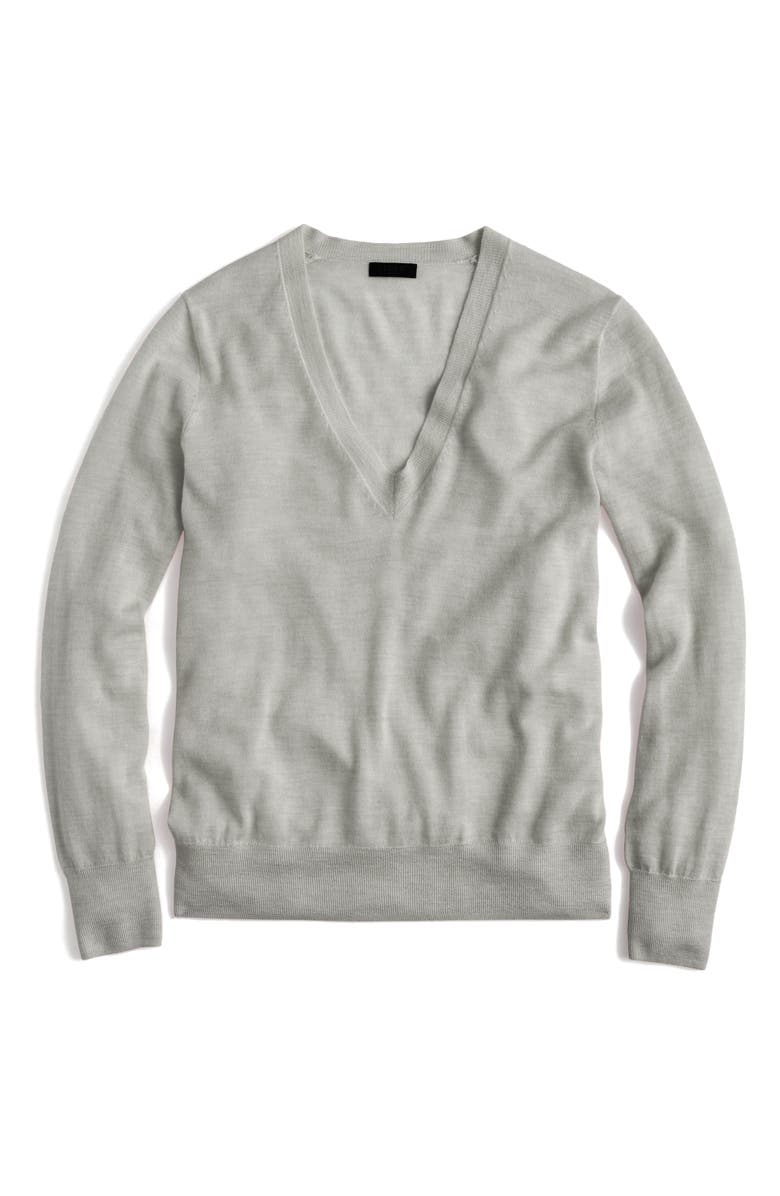 J.Crew V-Neck Italian Featherweight Cashmere Sweater | Nordstrom