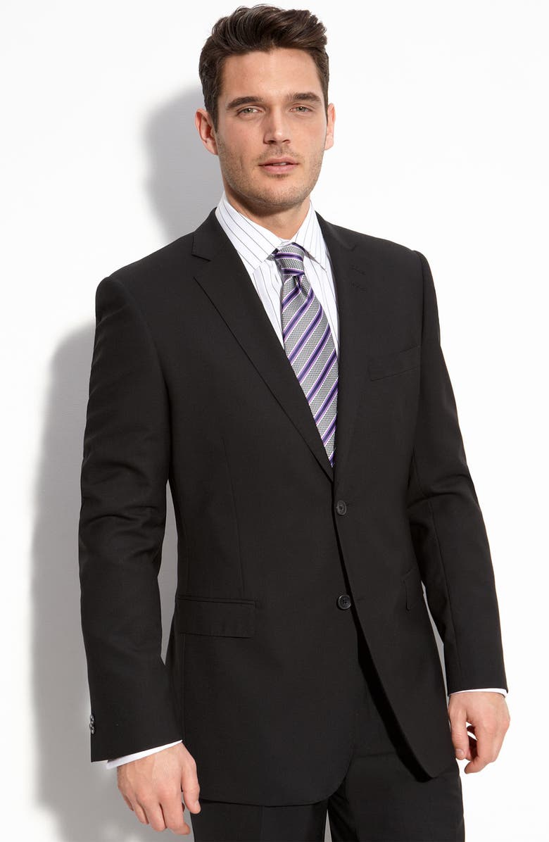 Santorelli 'Rockin Sartorial' Black Wool Blend Suit | Nordstrom