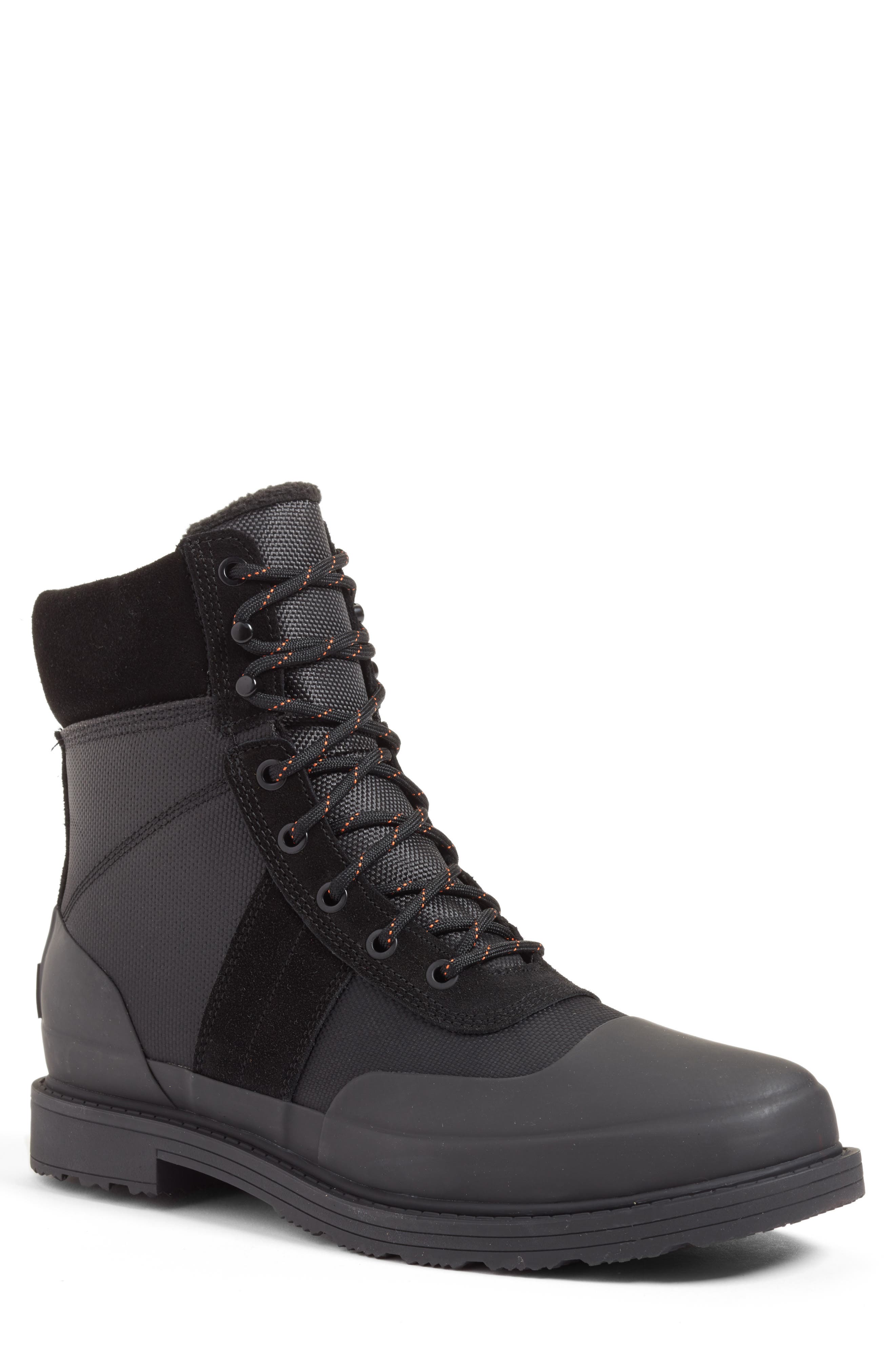 Hunter Original Insulated Commando Boot In Black ModeSens