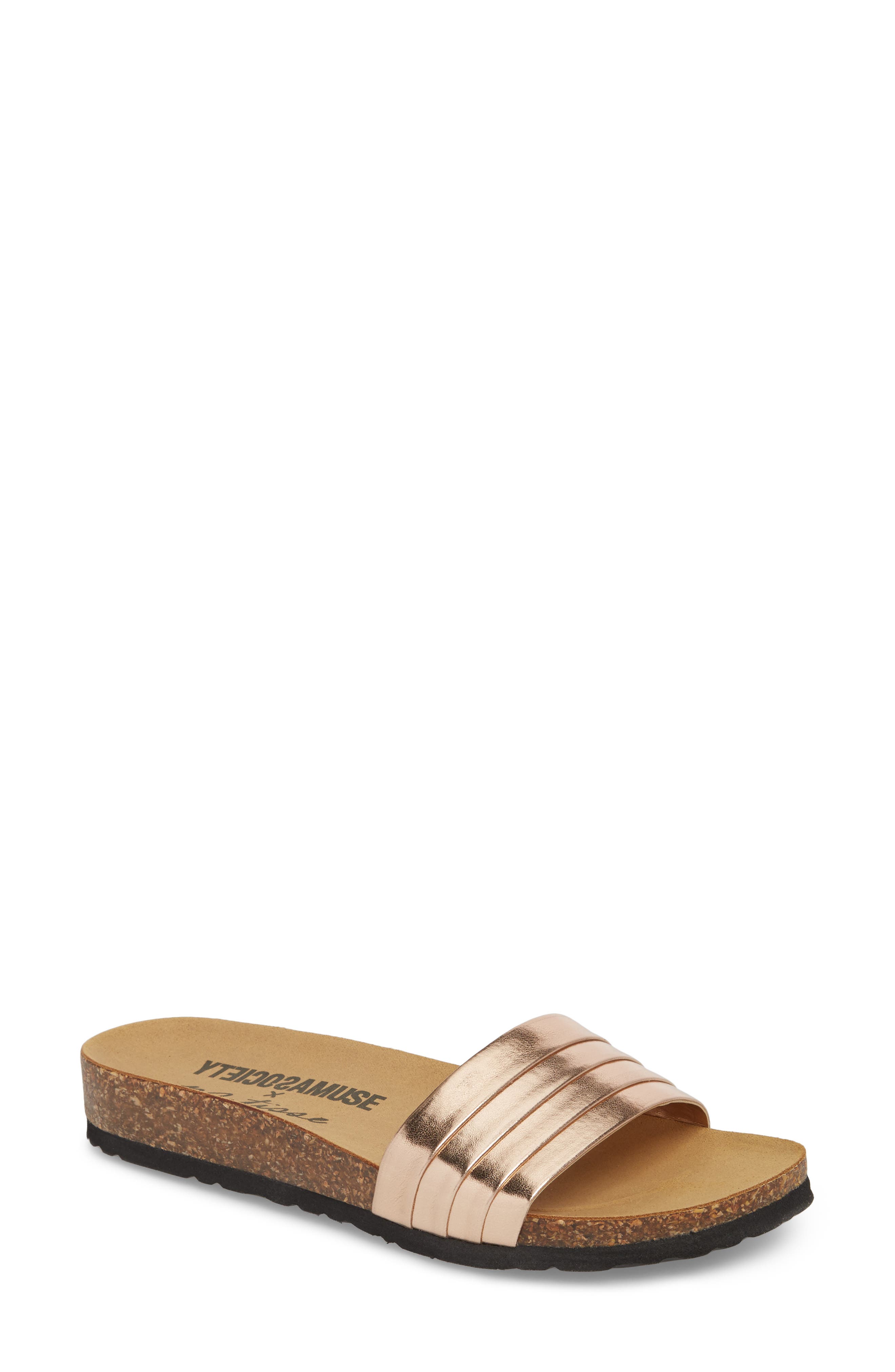 Amuse Society X Matisse Santos Slide Sandal, Pink