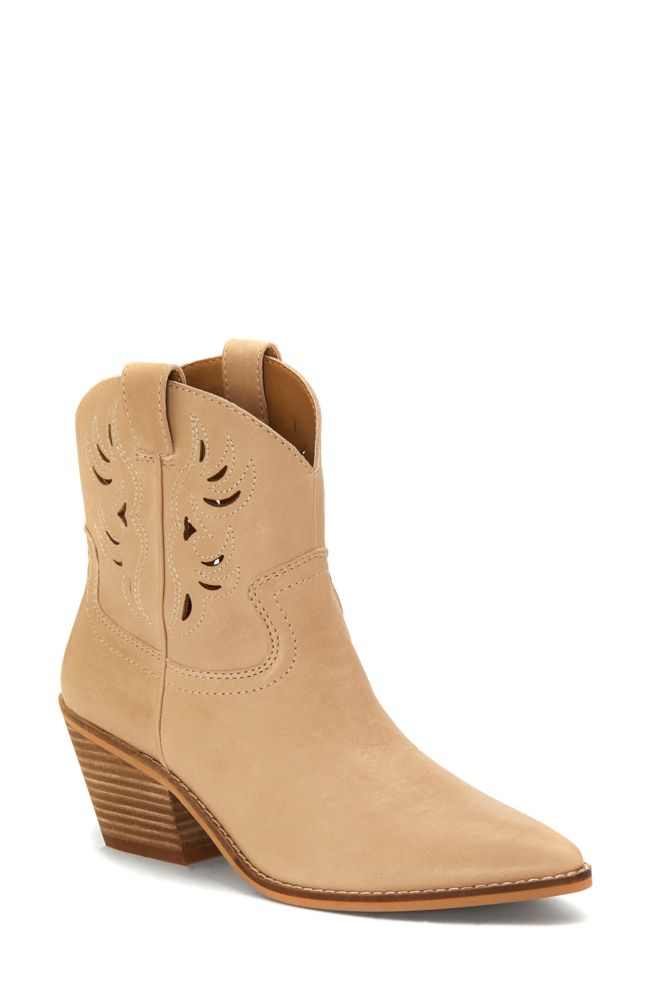 Lucky Brand Talouse Western Boot, Beige