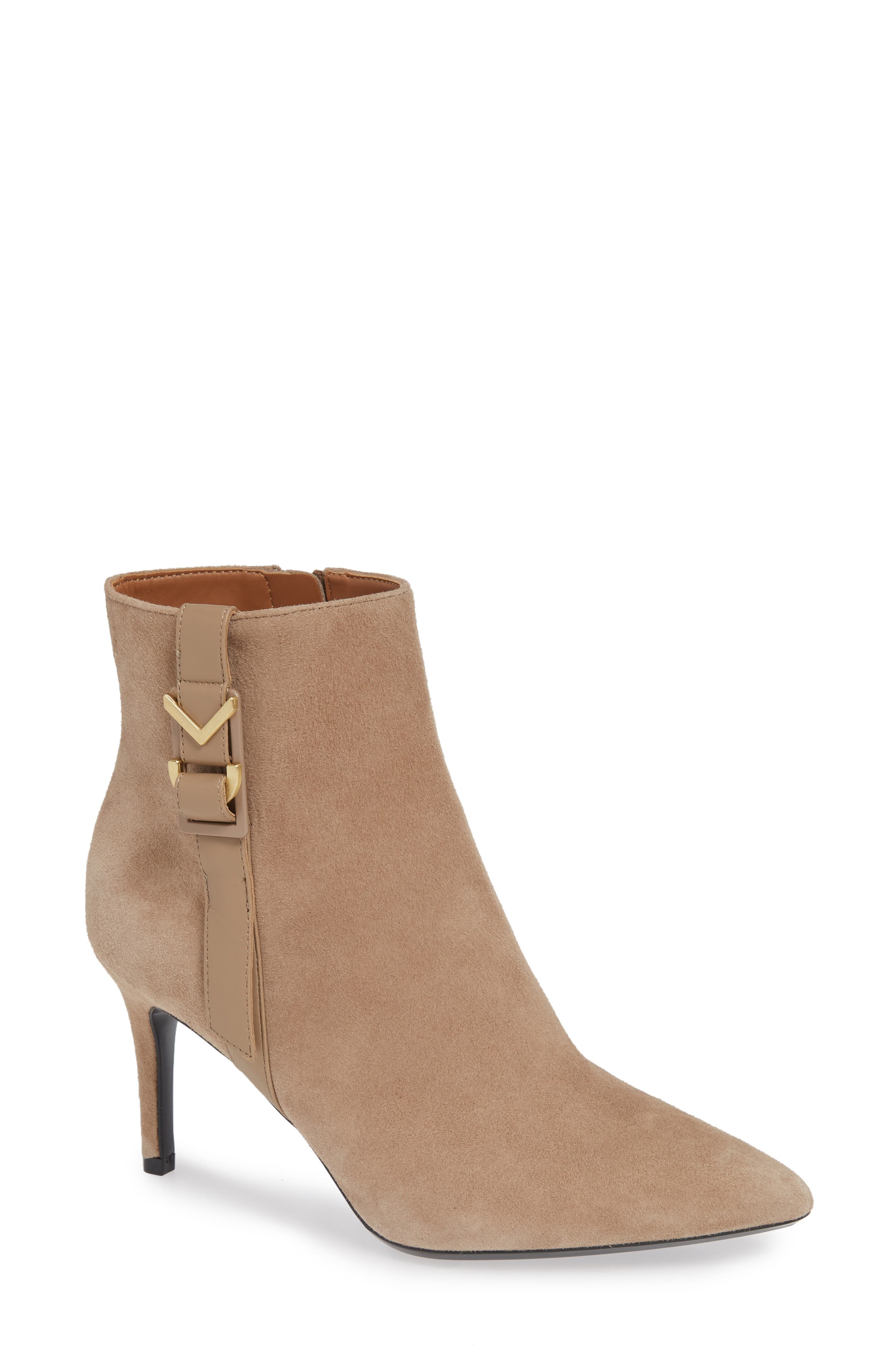 Calvin Klein Grace Stiletto Bootie- Brown