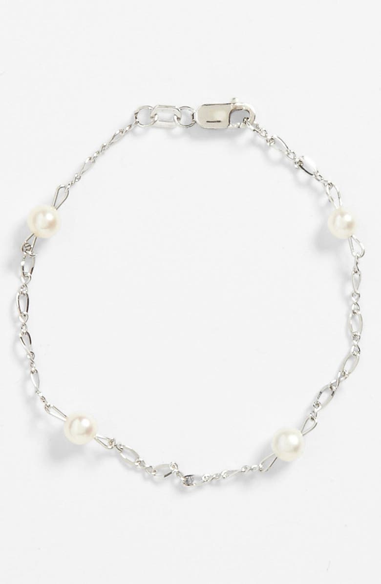 Sterling Silver Cultured Pearl Bracelet Infant Nordstrom Sterling Silver Cultured Pearl Bracelet