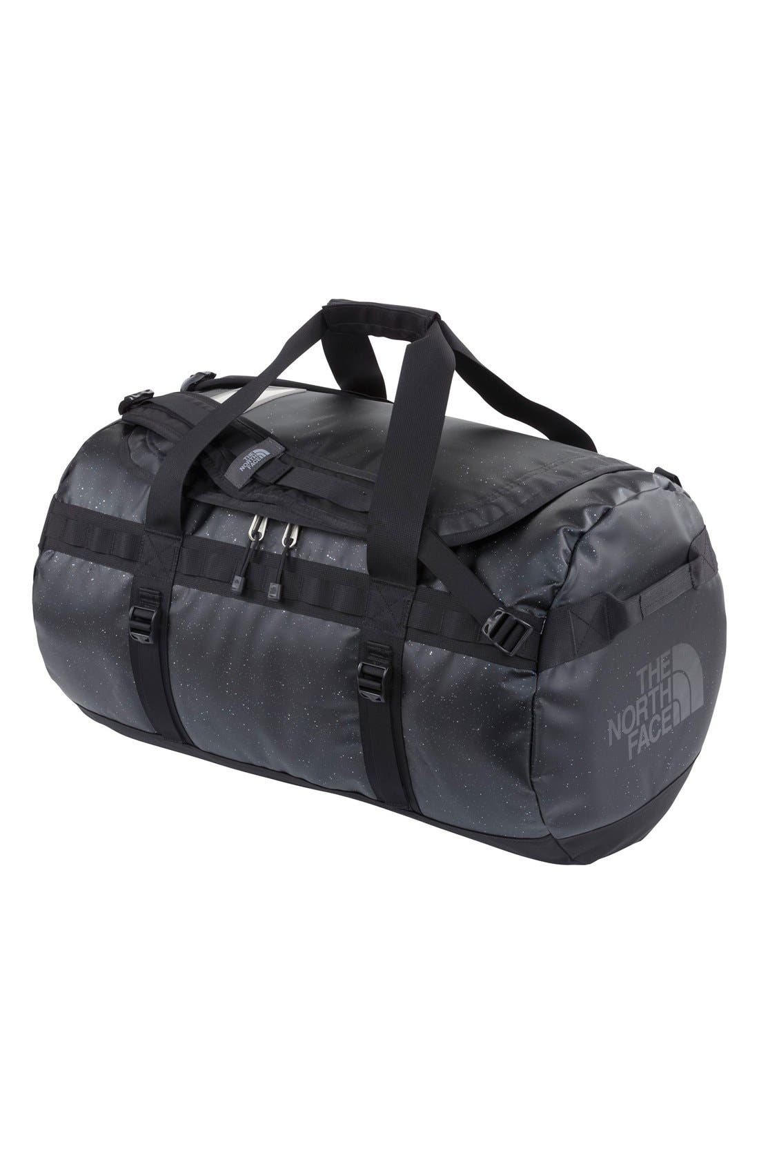 The North Face 'Base Camp Medium' Black Sparkle Duffel Bag Nordstrom