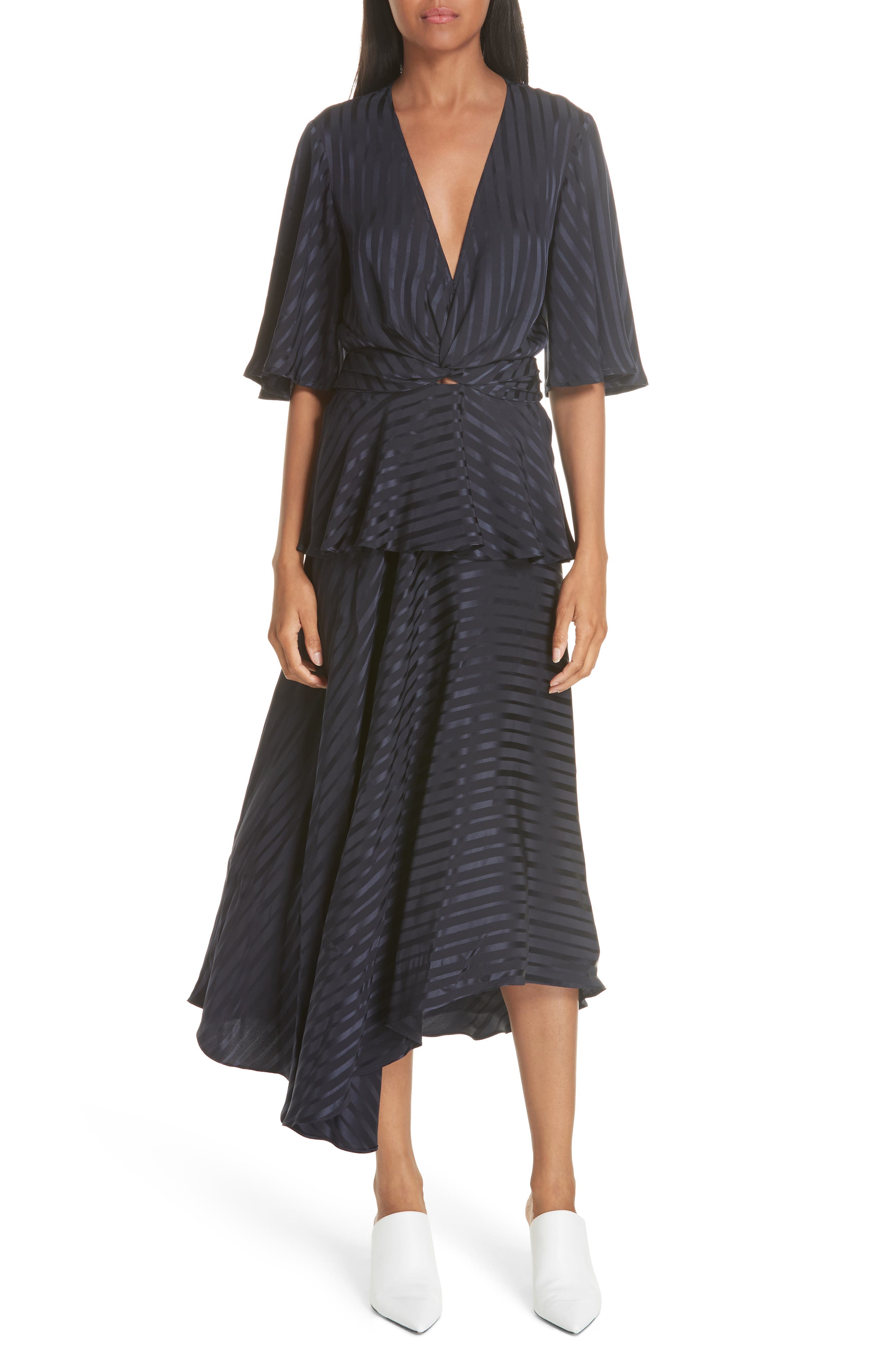 A.l.c. Avi Silk Dress, Blue