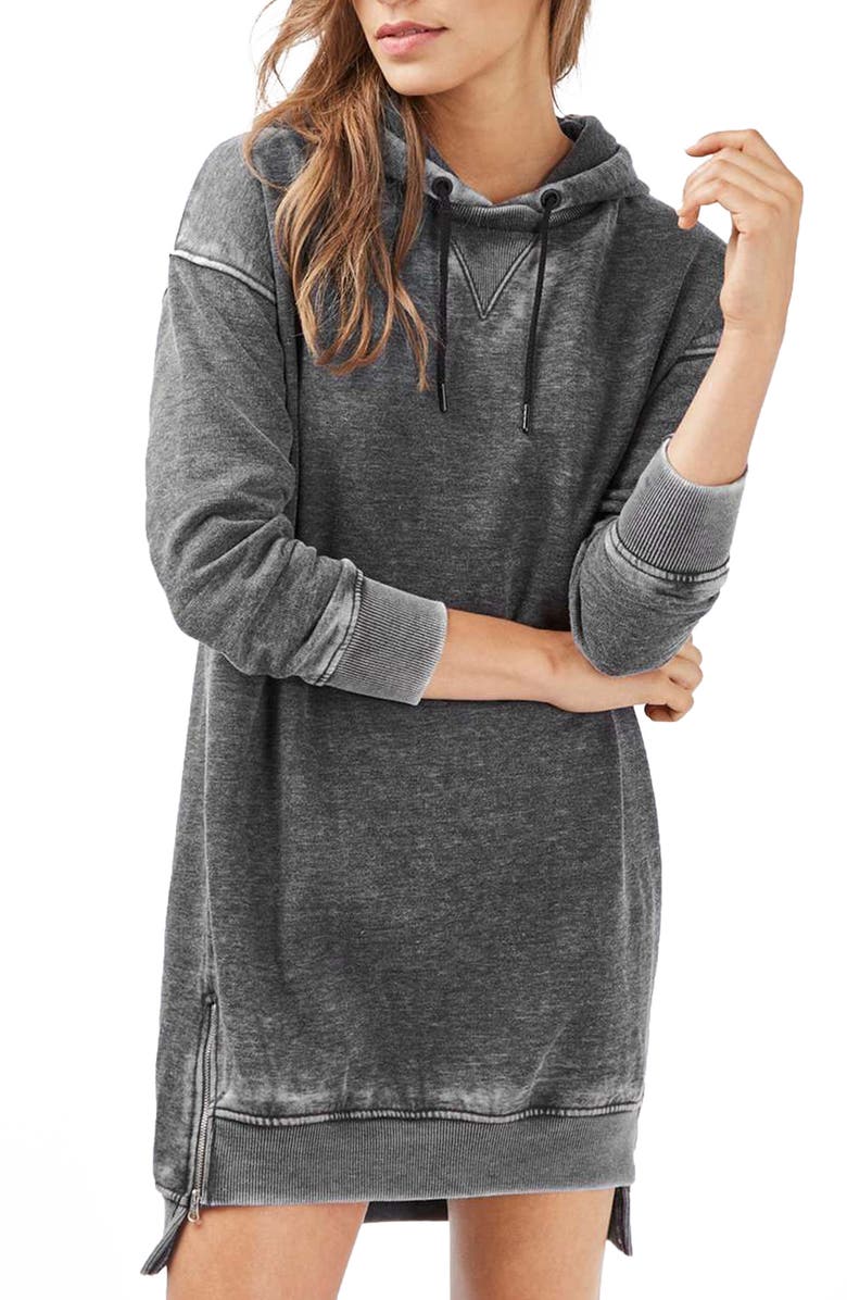 topshop hooded sweatshirt dress