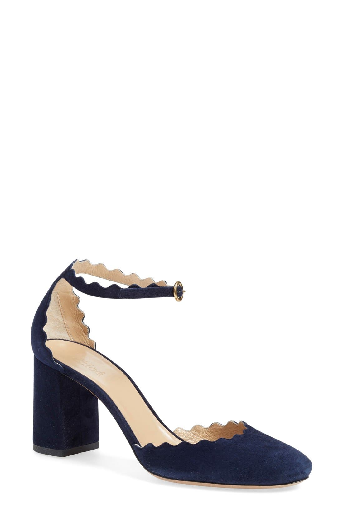 Chloe Scalloped Ankle Strap D