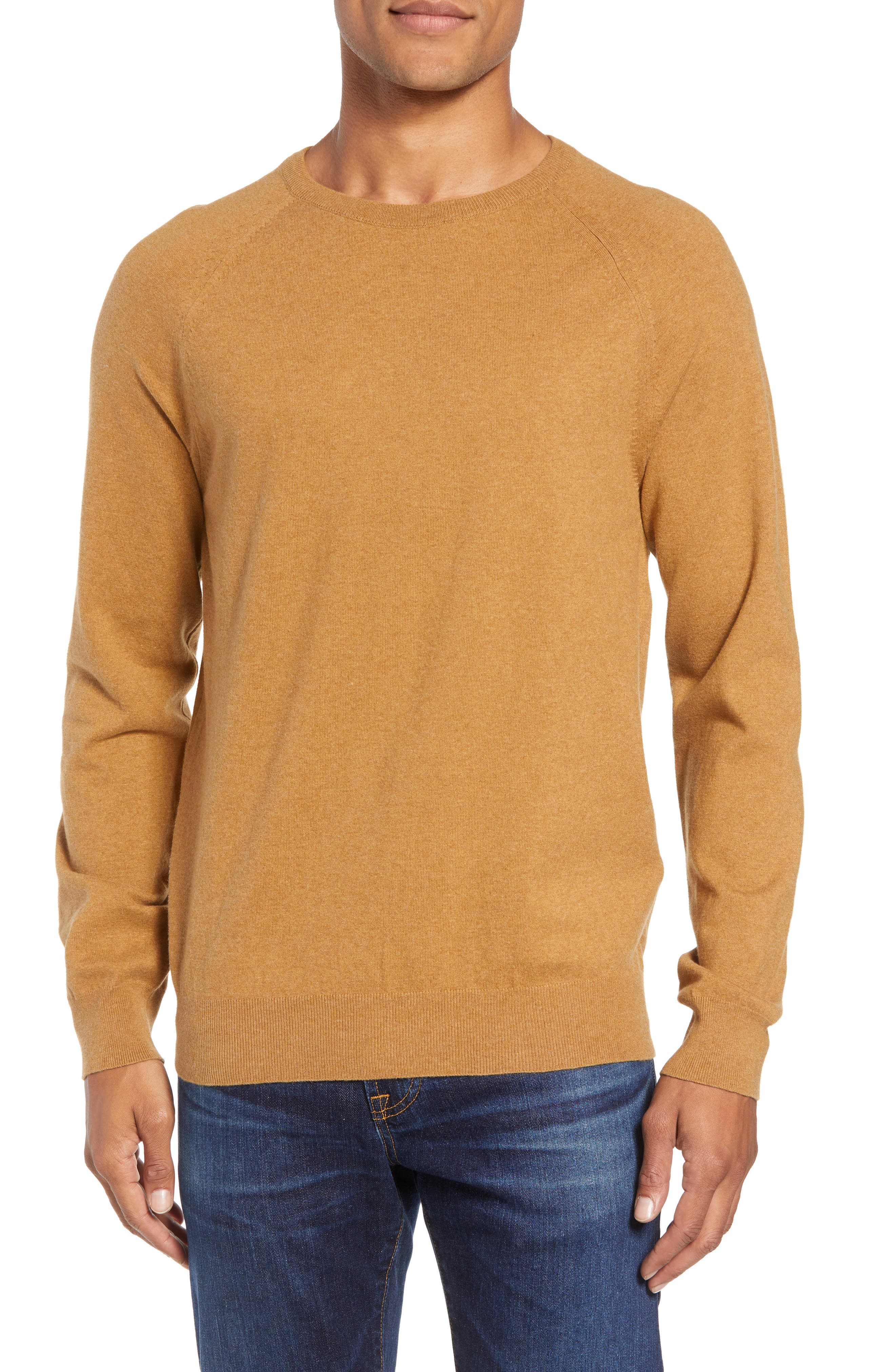 French Connection Regular Fit Crewneck Sweater, Brown