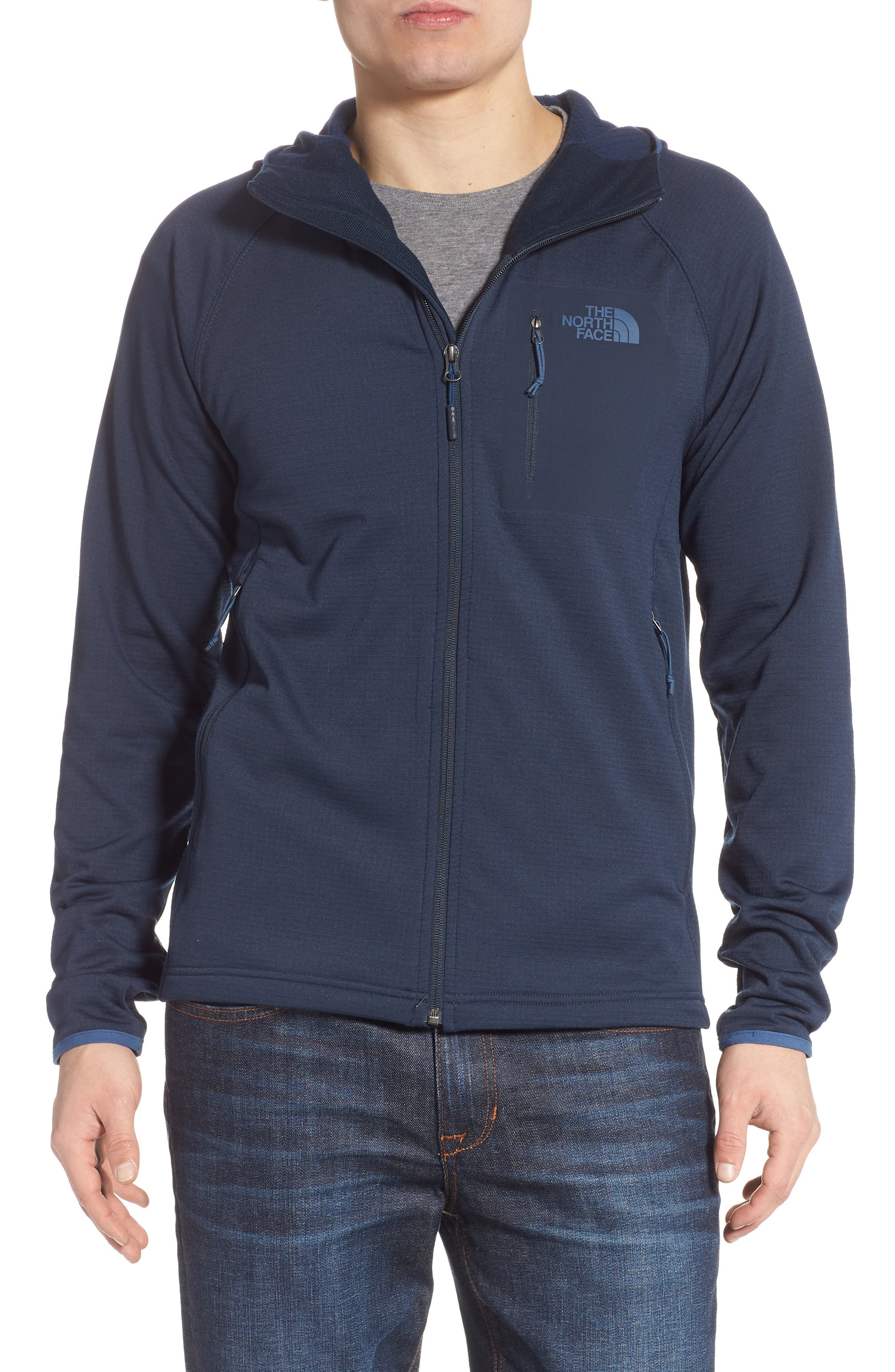 The North Face Borod Zip Fleece Jacket, Blue