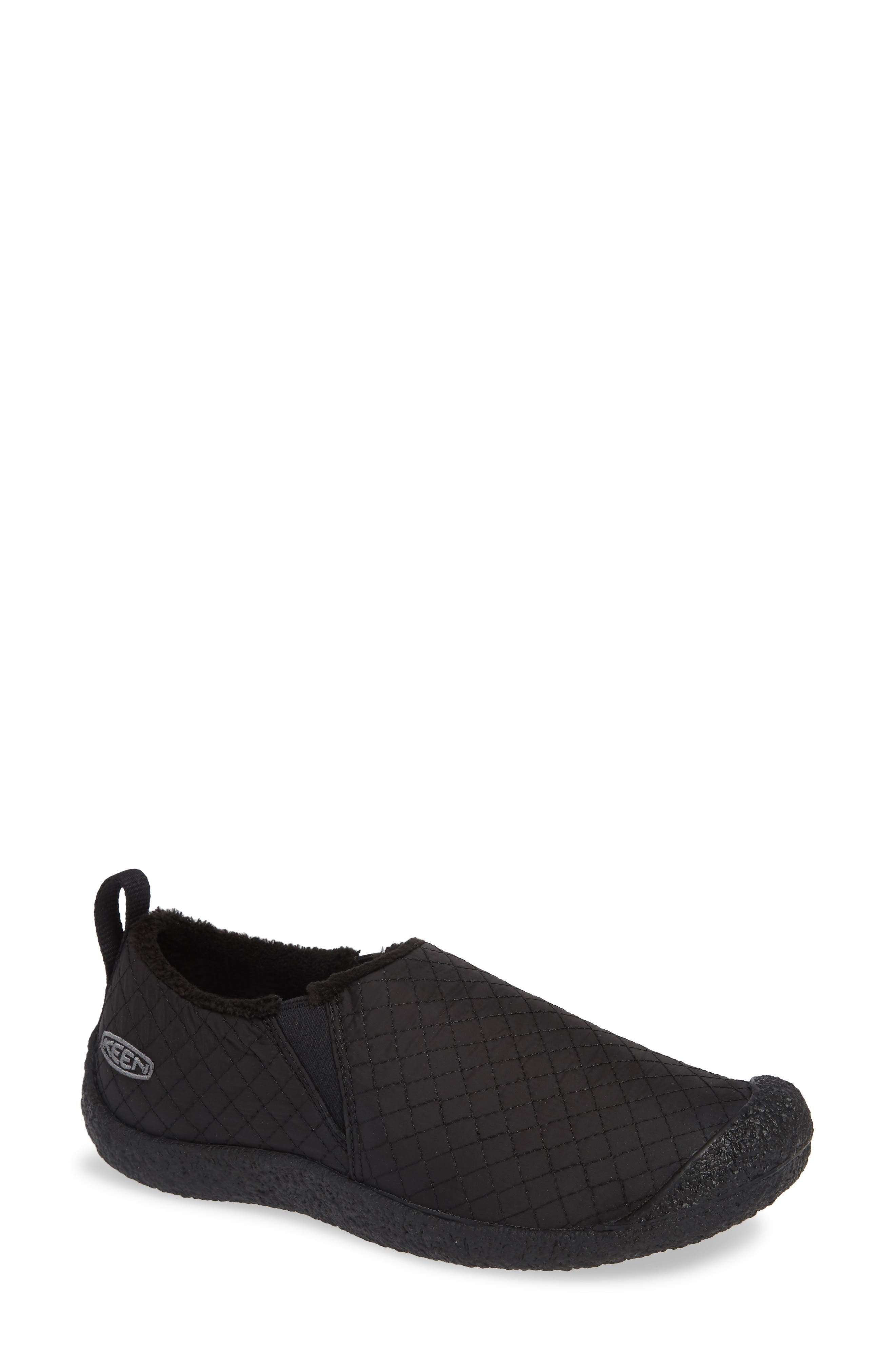 Keen Howser Quilted Nylon Slip-On, Black