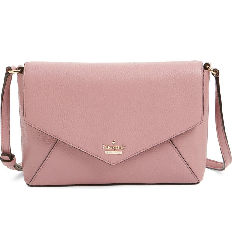 Kate Spade New York Spencer Court Large Monday Leather Envelope Spencer Court Large Monday Leather Envelope Crossbody Bag