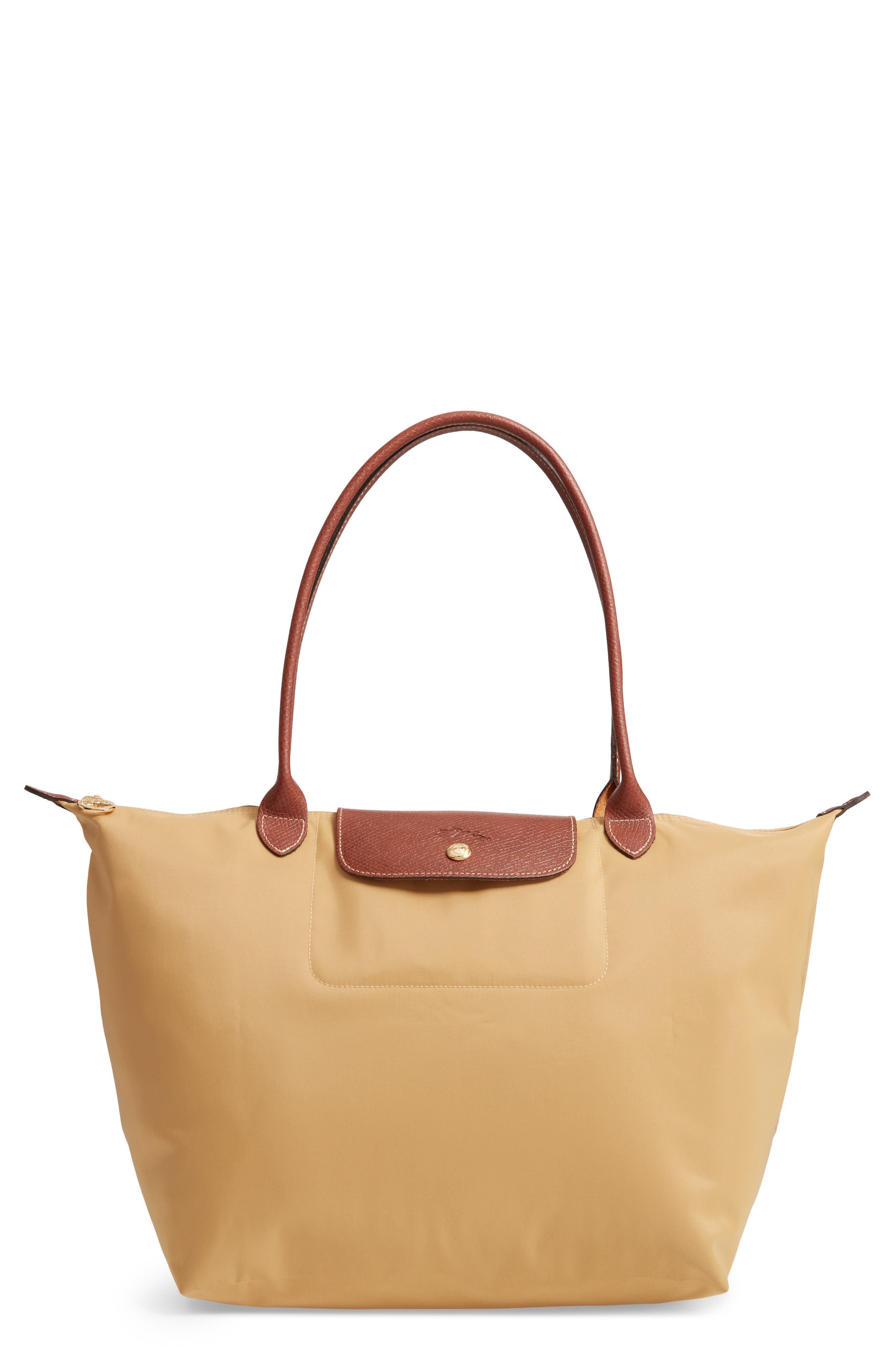 Longchamp Le Pliage Large Nylon Shoulder Tote In Honey ModeSens