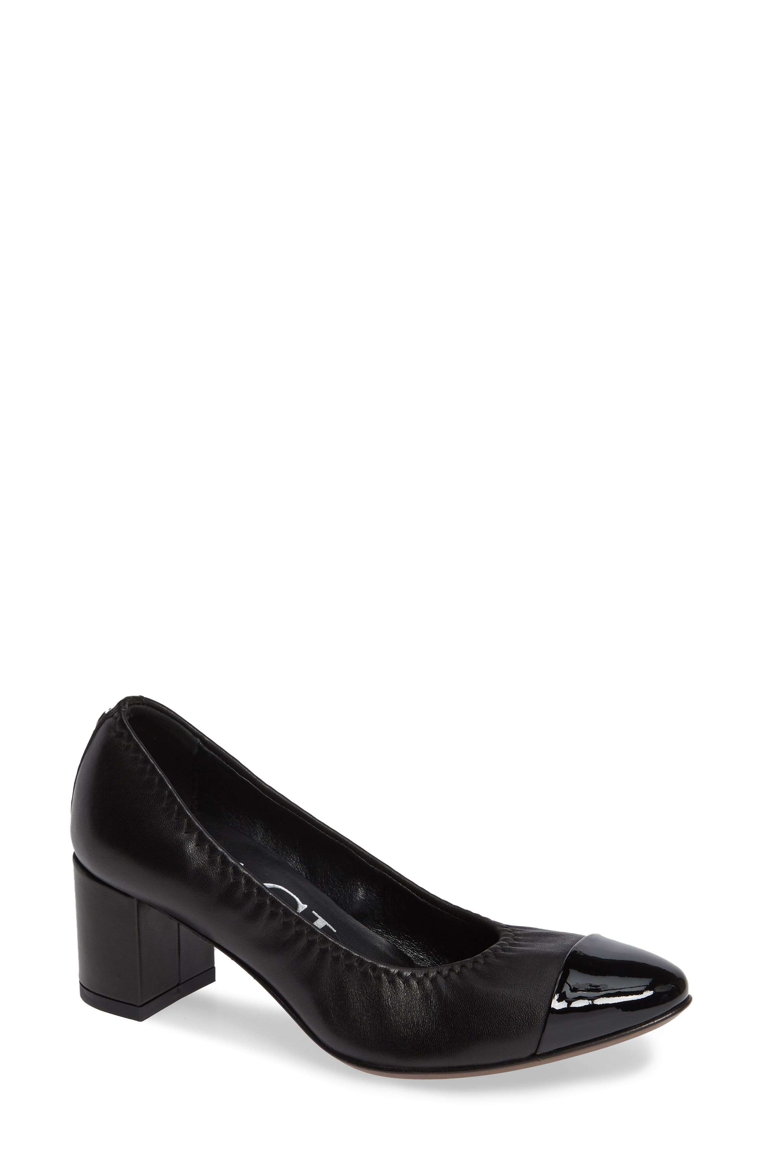 Agl Cap Toe Pump - Black