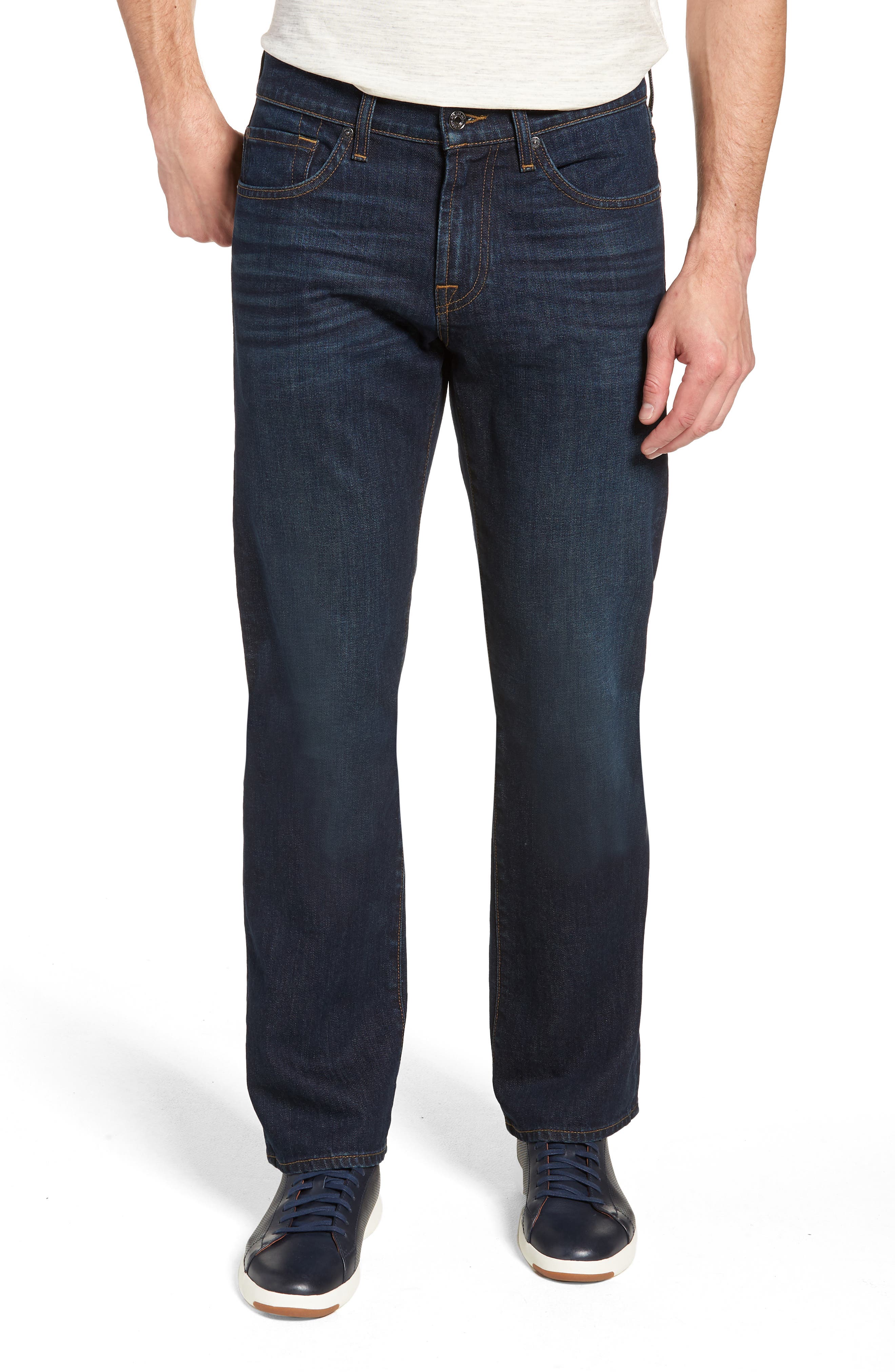7 For All MankindÂ® Austyn Relaxed Straight Leg Jeans (Aberdeen) | Nordstrom