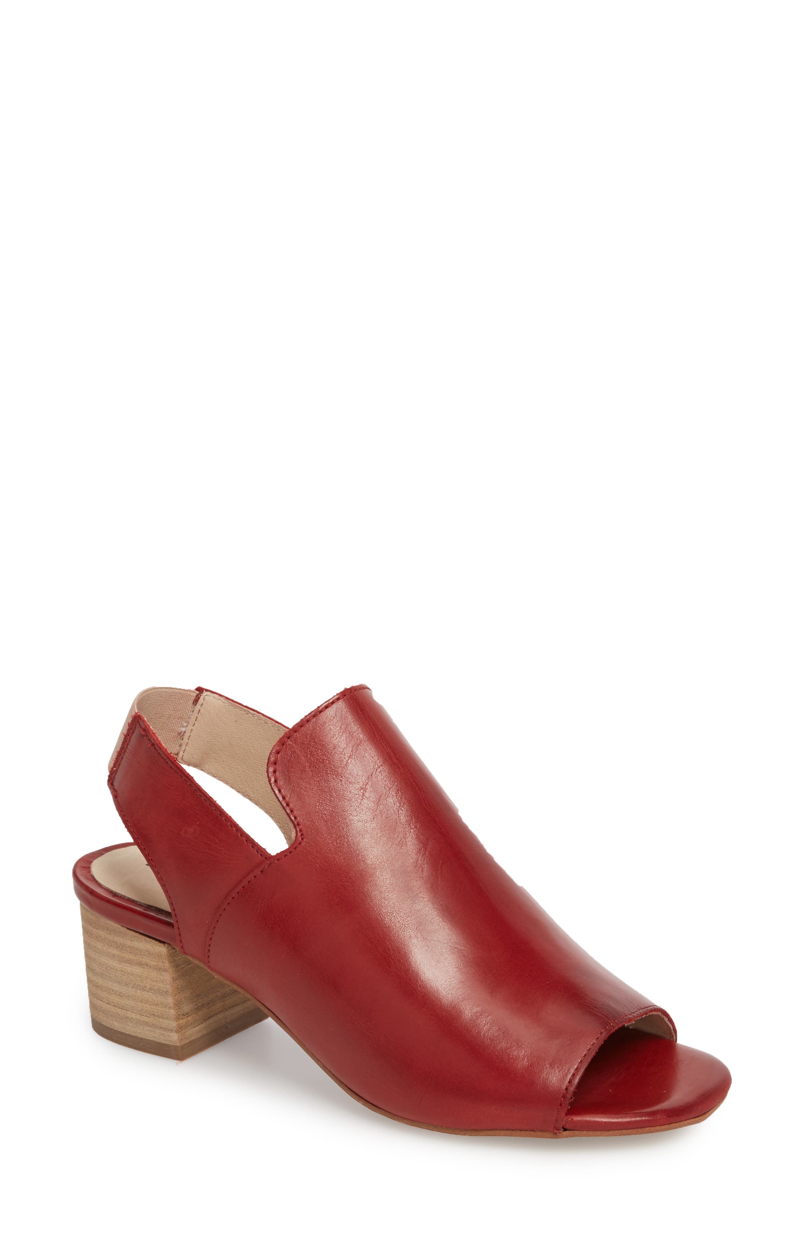 Bos. & Co. Zaire Slingback Sandal - Red