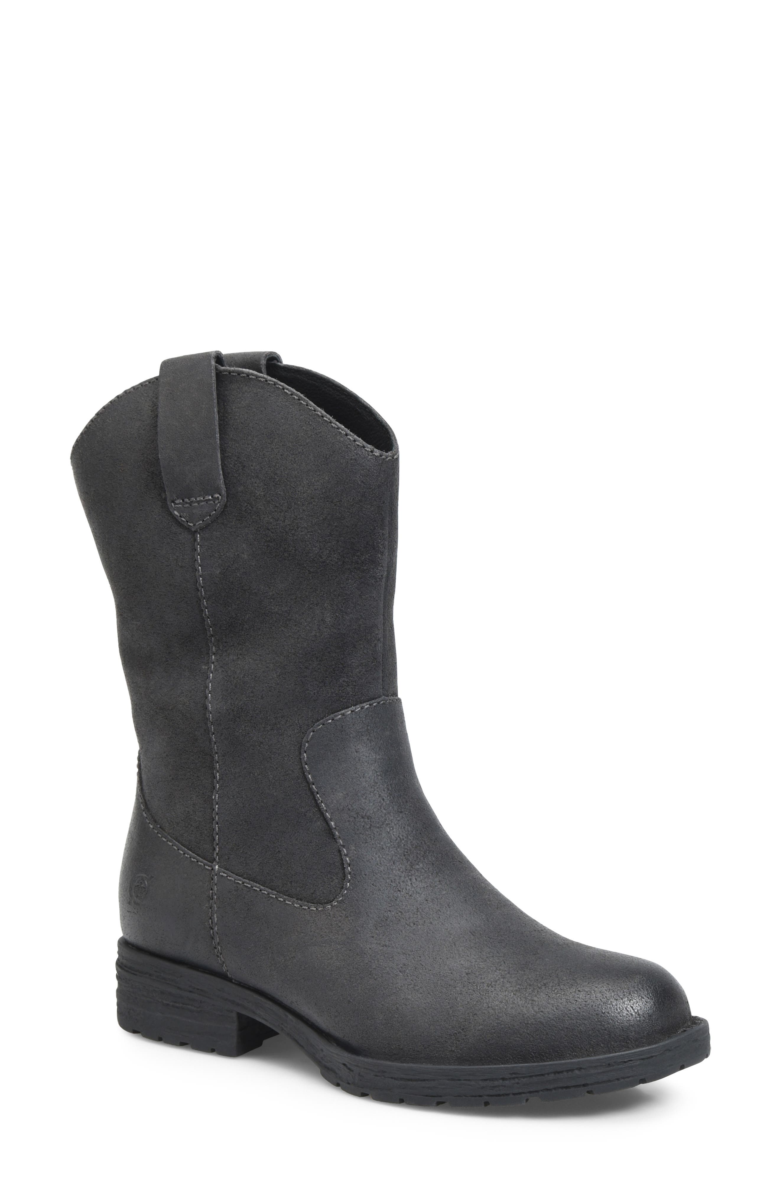 B?rn Basin Waterproof Western Boot, Grey