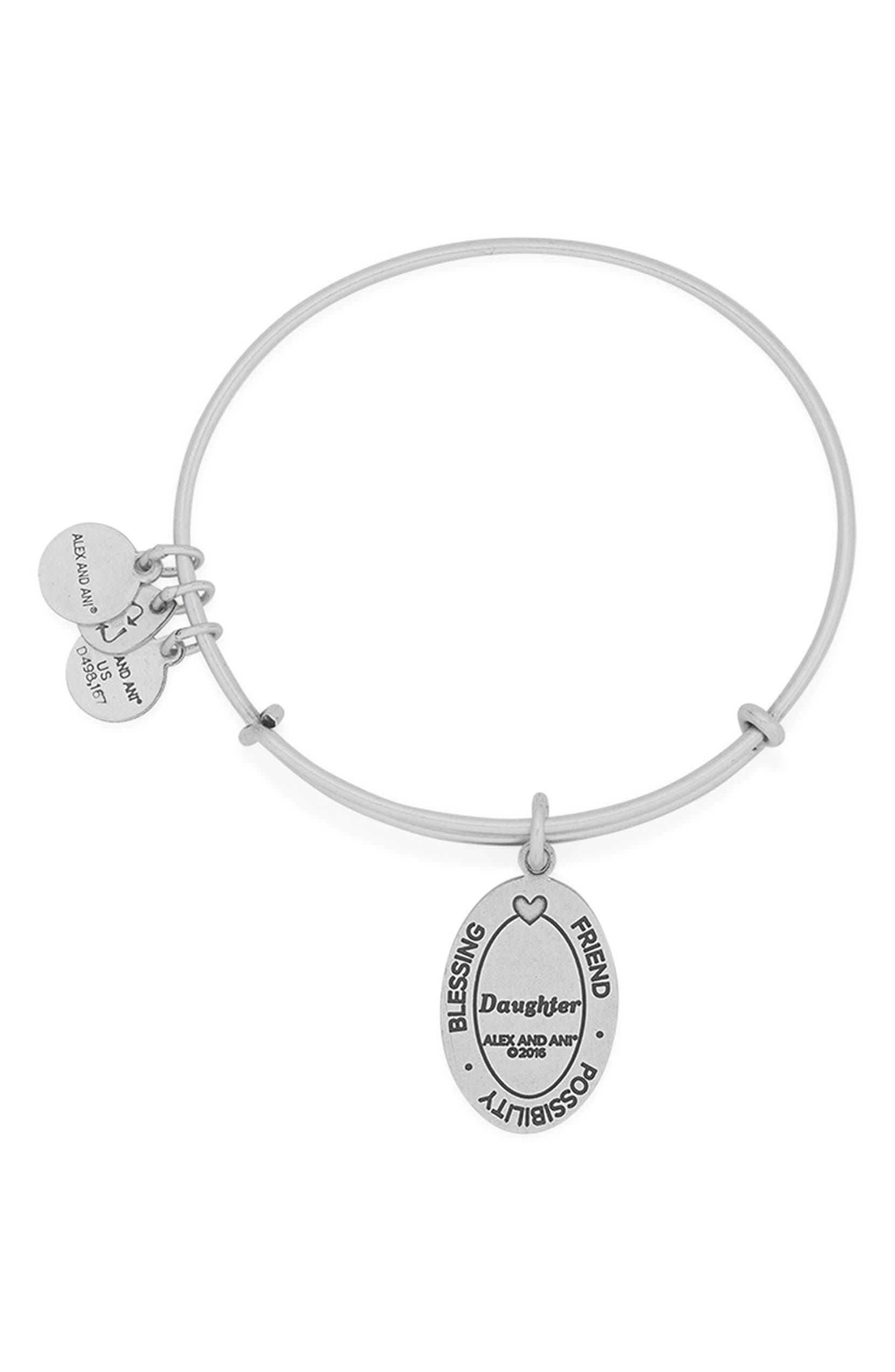 Alex And Ani I Love You Daughter Expandable Wire Bangle Nordstrom