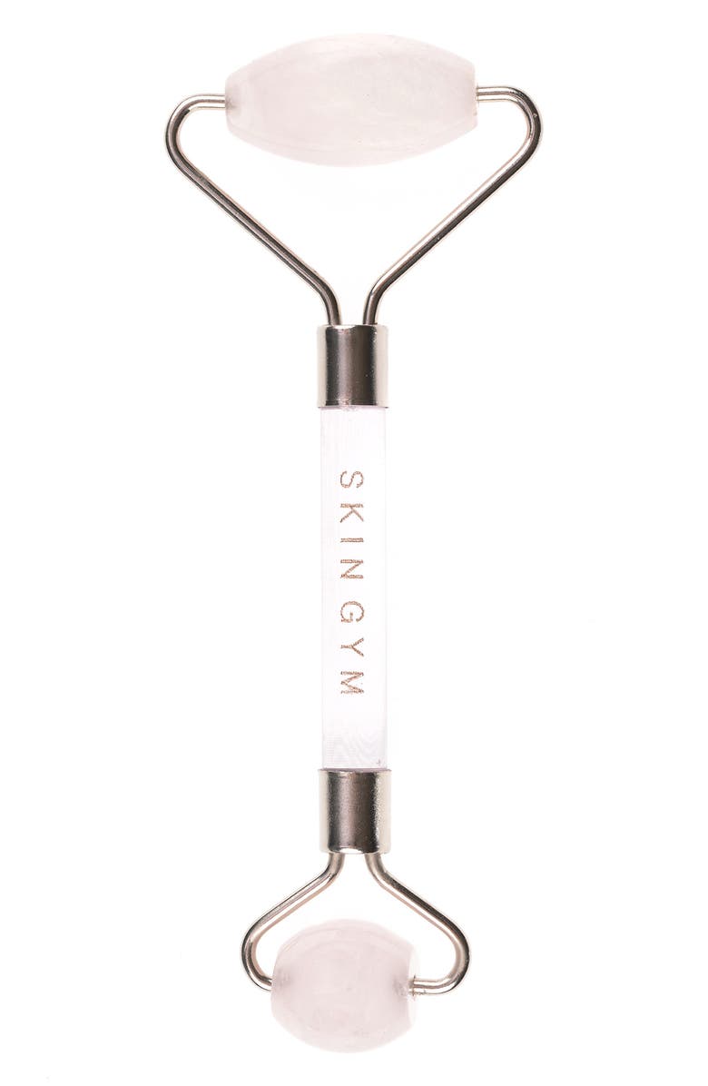 Rose Quartz Crystal Facial Roller,
Main,
color, ROSE QUARTZ