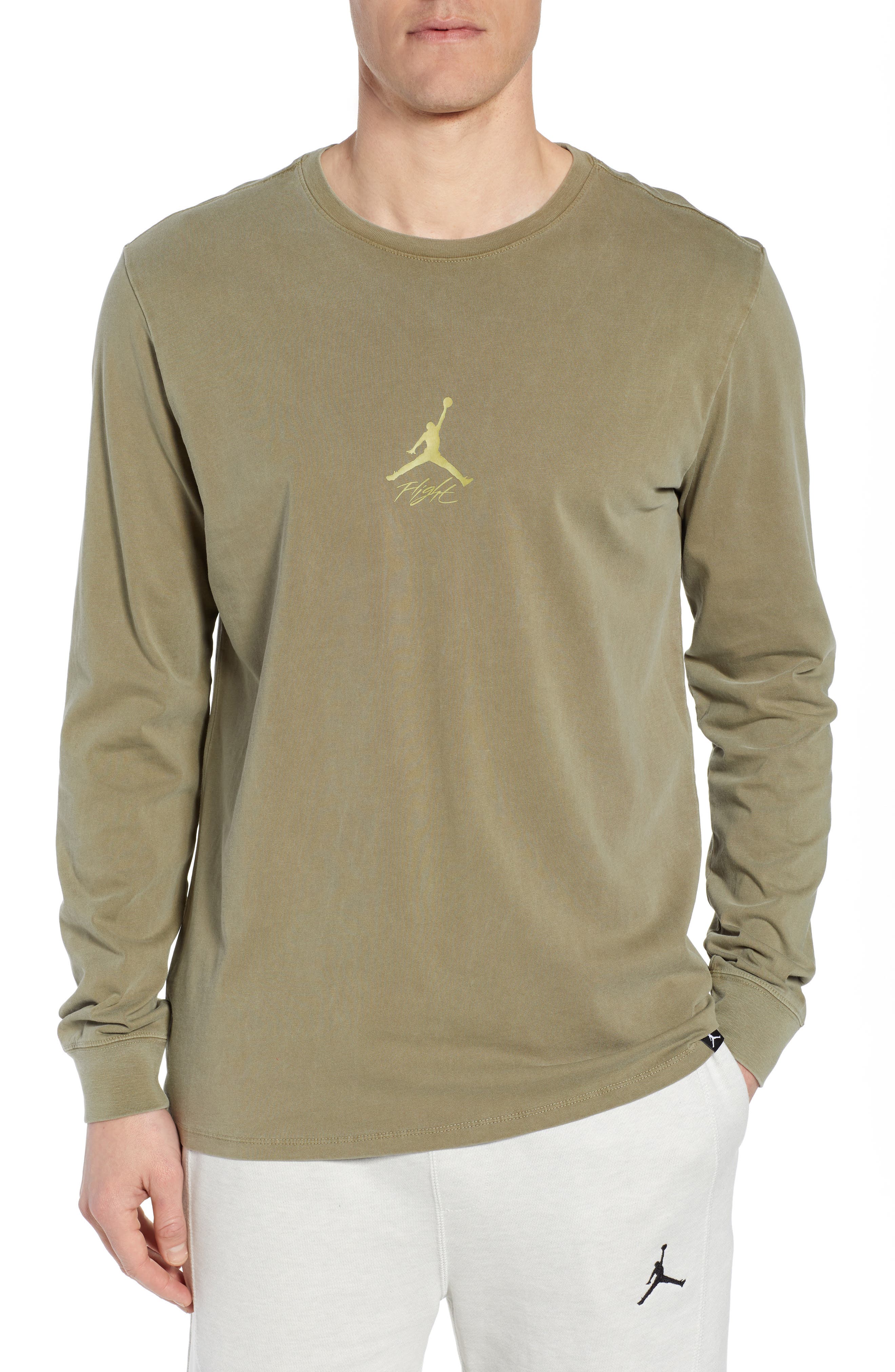 Jordan Wings Long Sleeve T-Shirt, Green