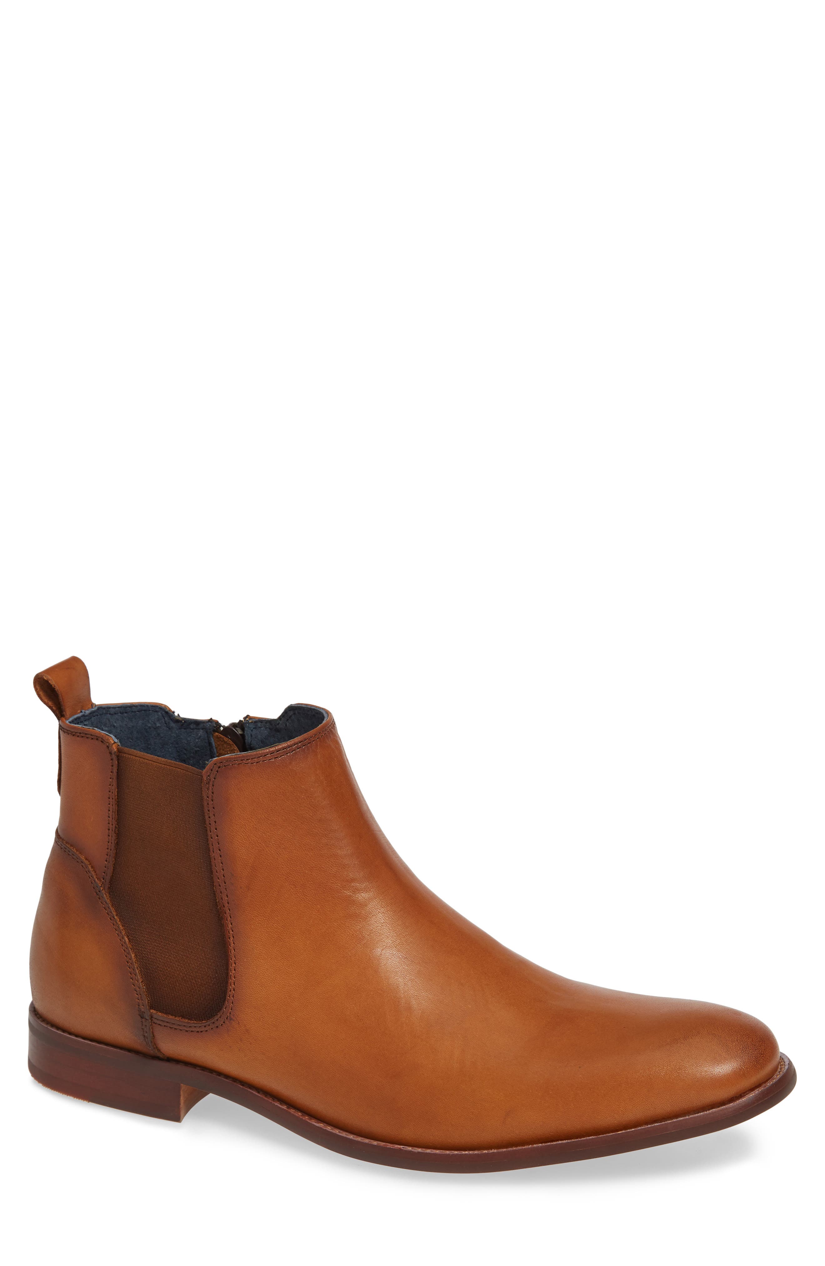 Jump Collin Plain Toe Chelsea Boot, Brown
