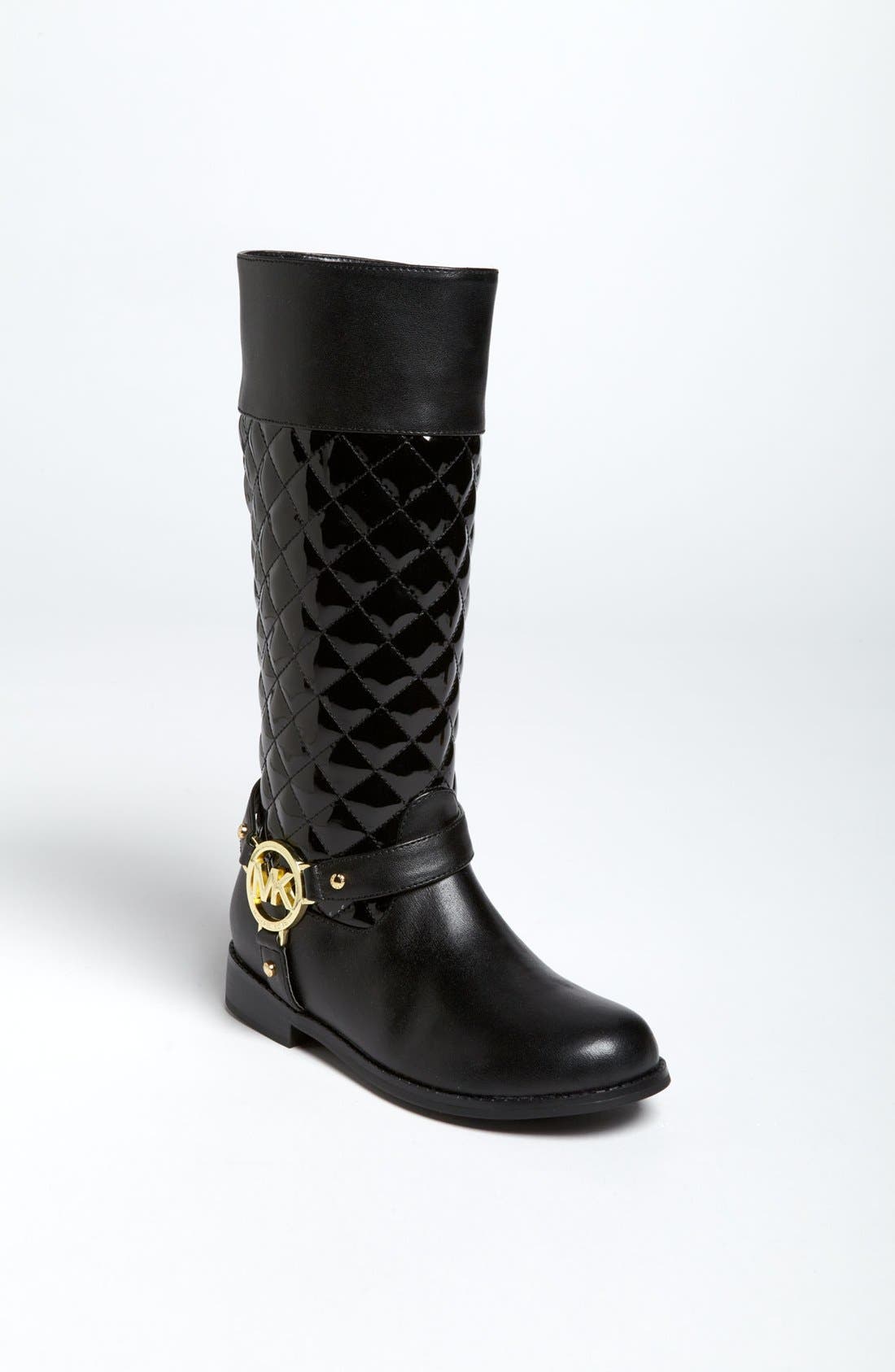 MICHAEL Michael Kors 'Emma' Quilted Boot (Toddler, Little Kid & Big Kid