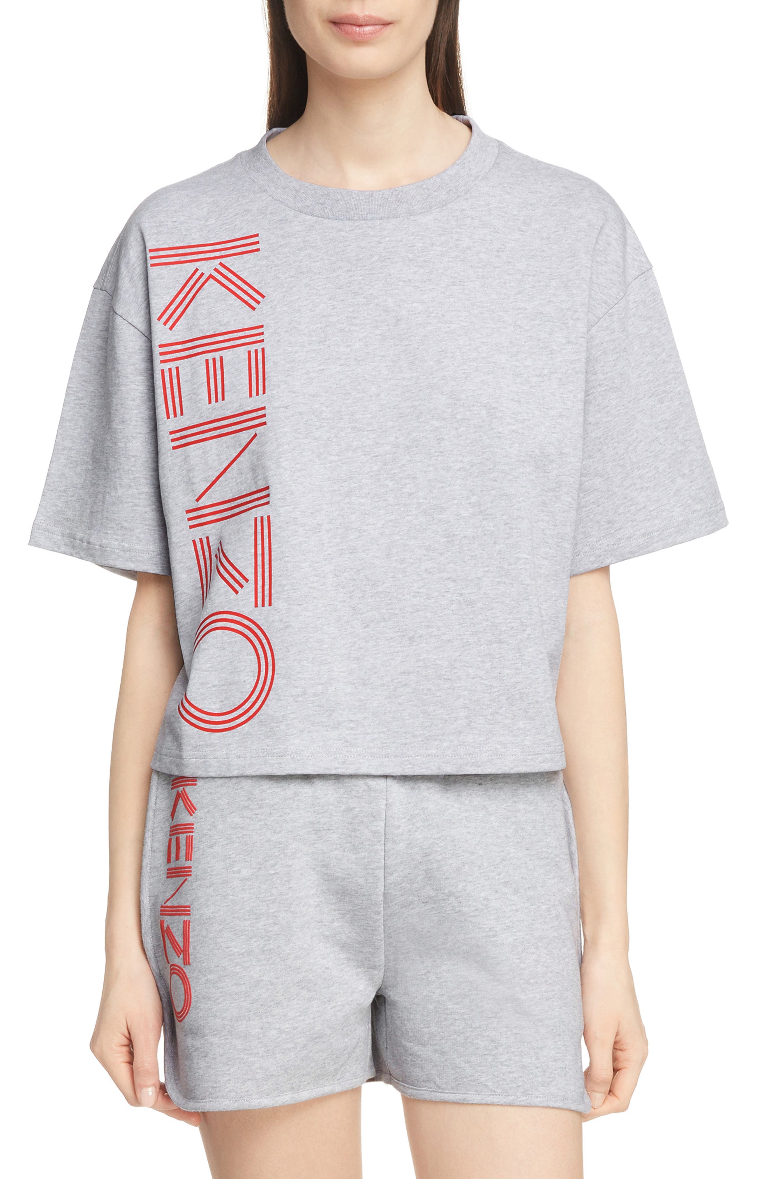 Kenzo Sport Boxy Tee, Grey