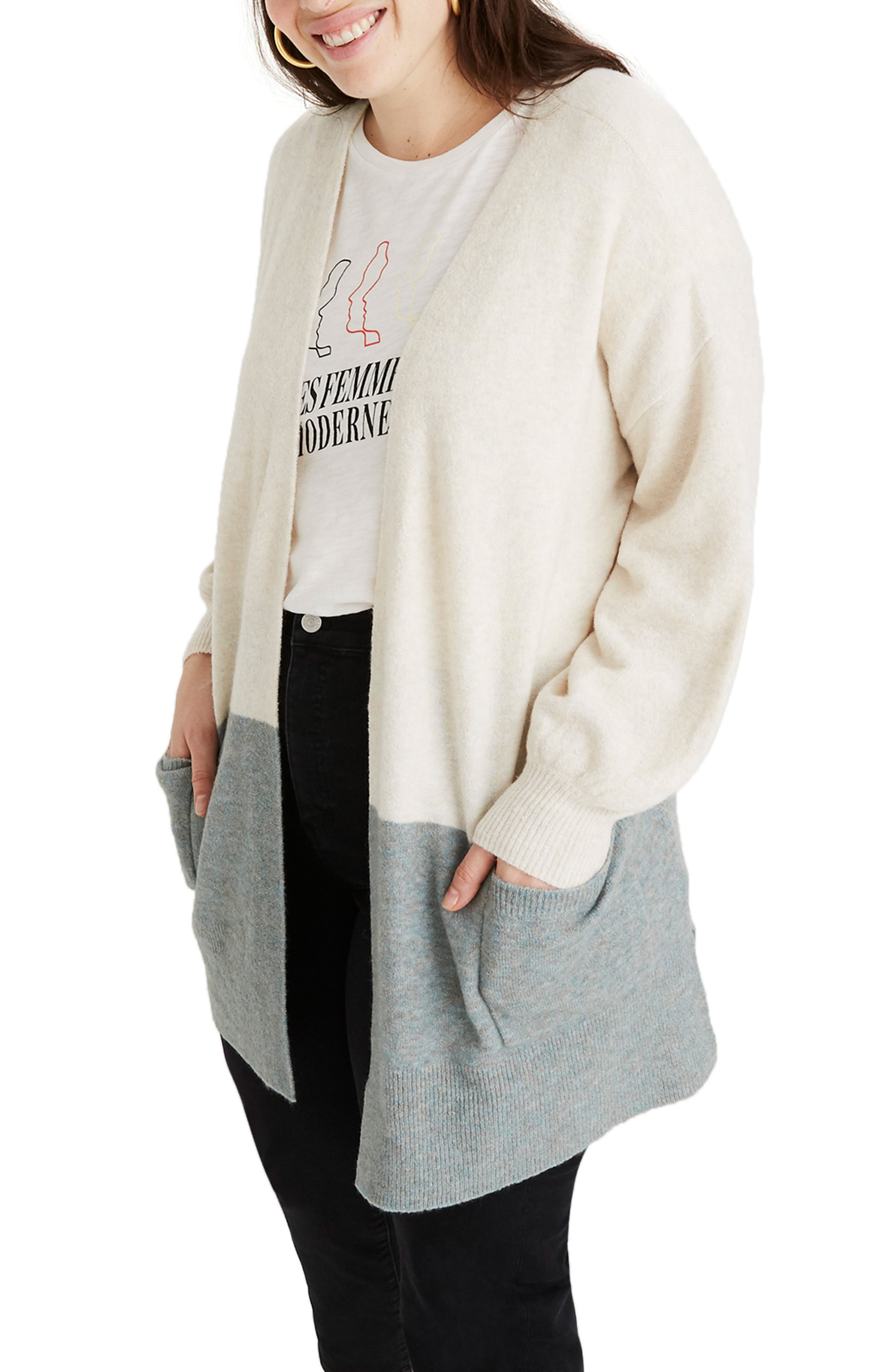 Madewell Edgewater Colorblock Cardigan