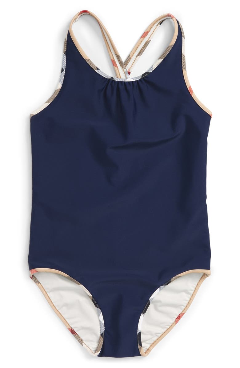 Burberry 'Beadnell' One-Piece Swimsuit (Little Girls & Big Girls