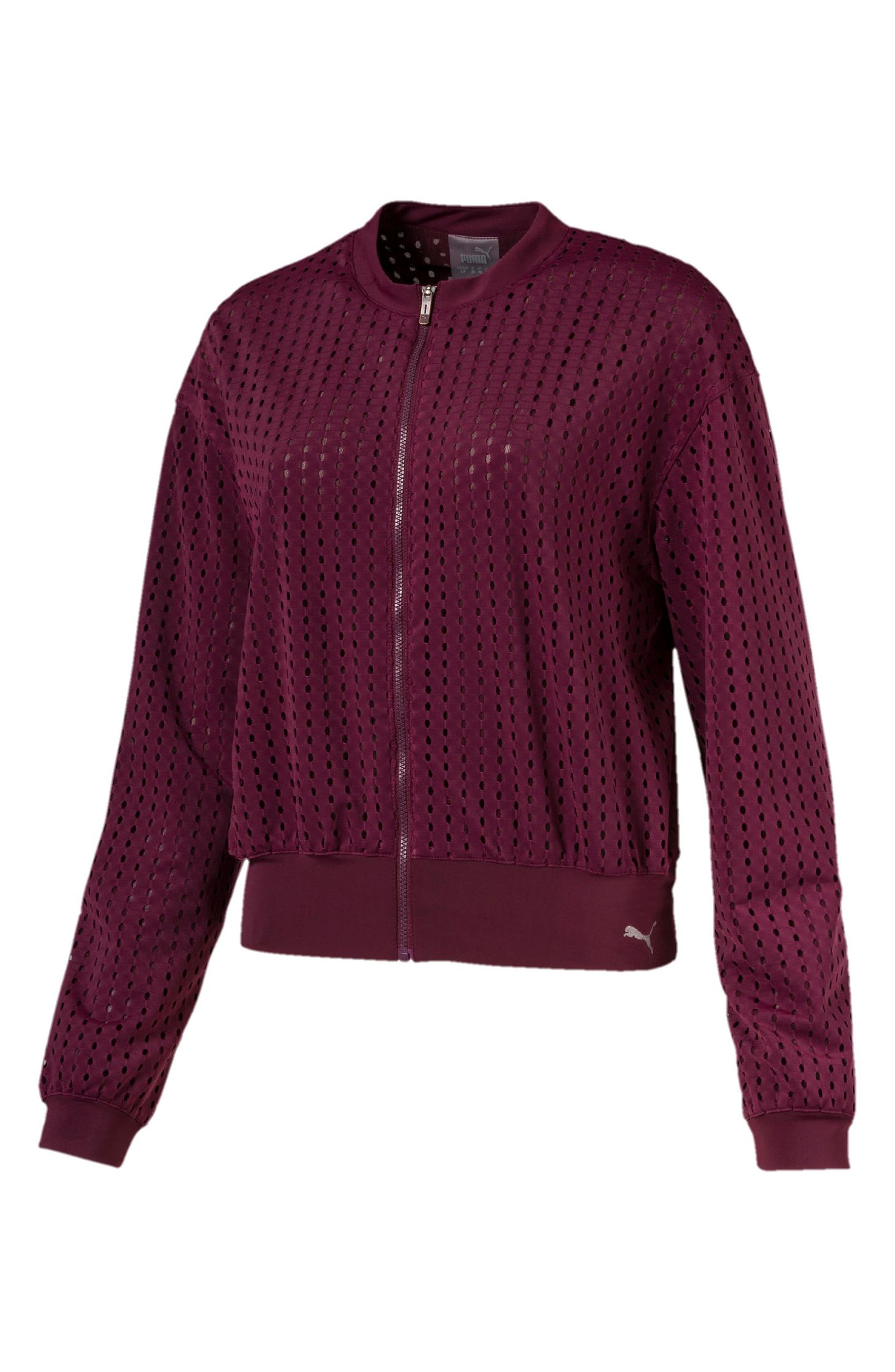 Puma Luxe Jacket, Burgundy
