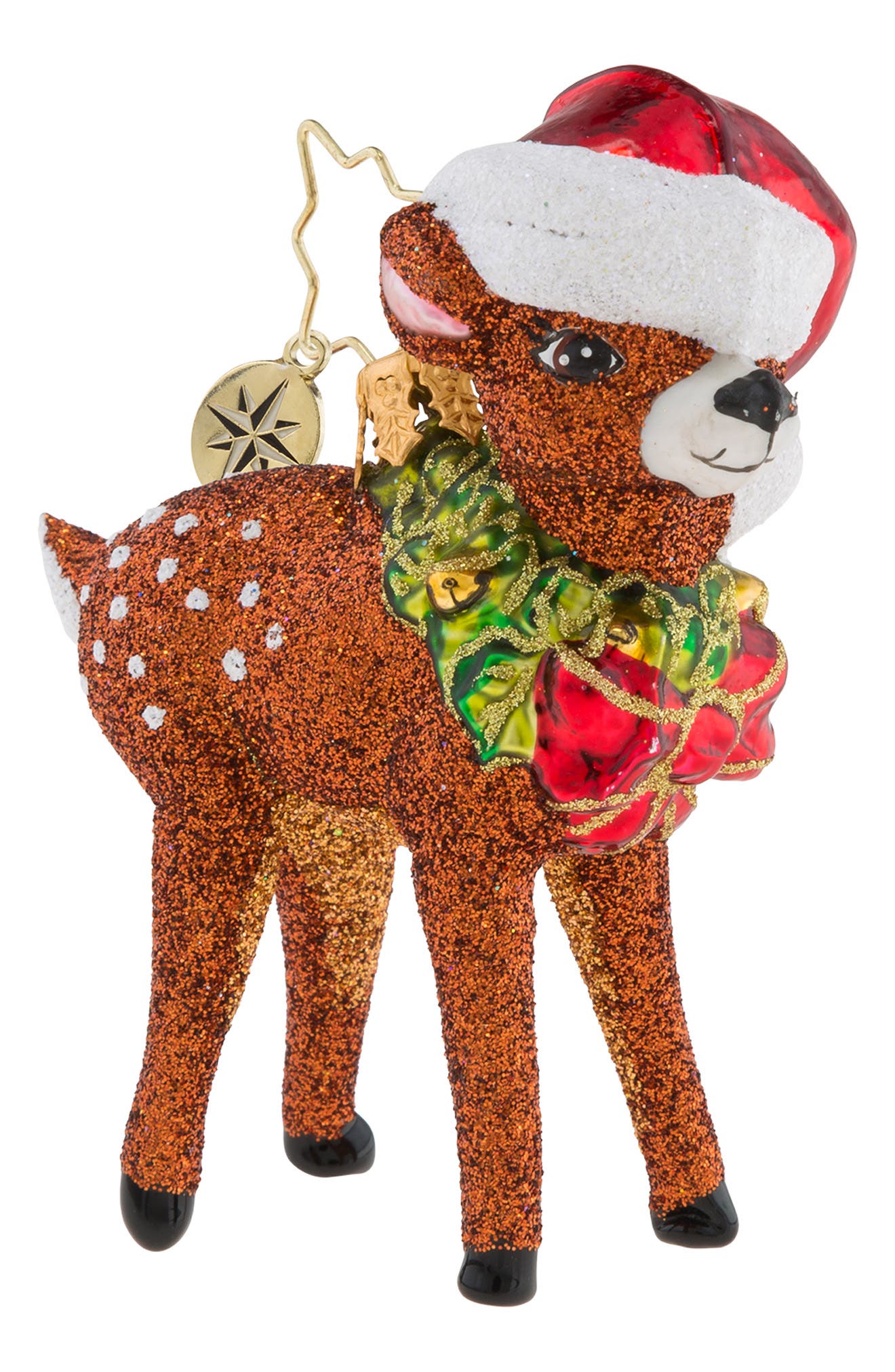 UPC 645001494504 product image for Christopher Radko Oh Deer Me Little Ornament, Size One Size - Brown | upcitemdb.com