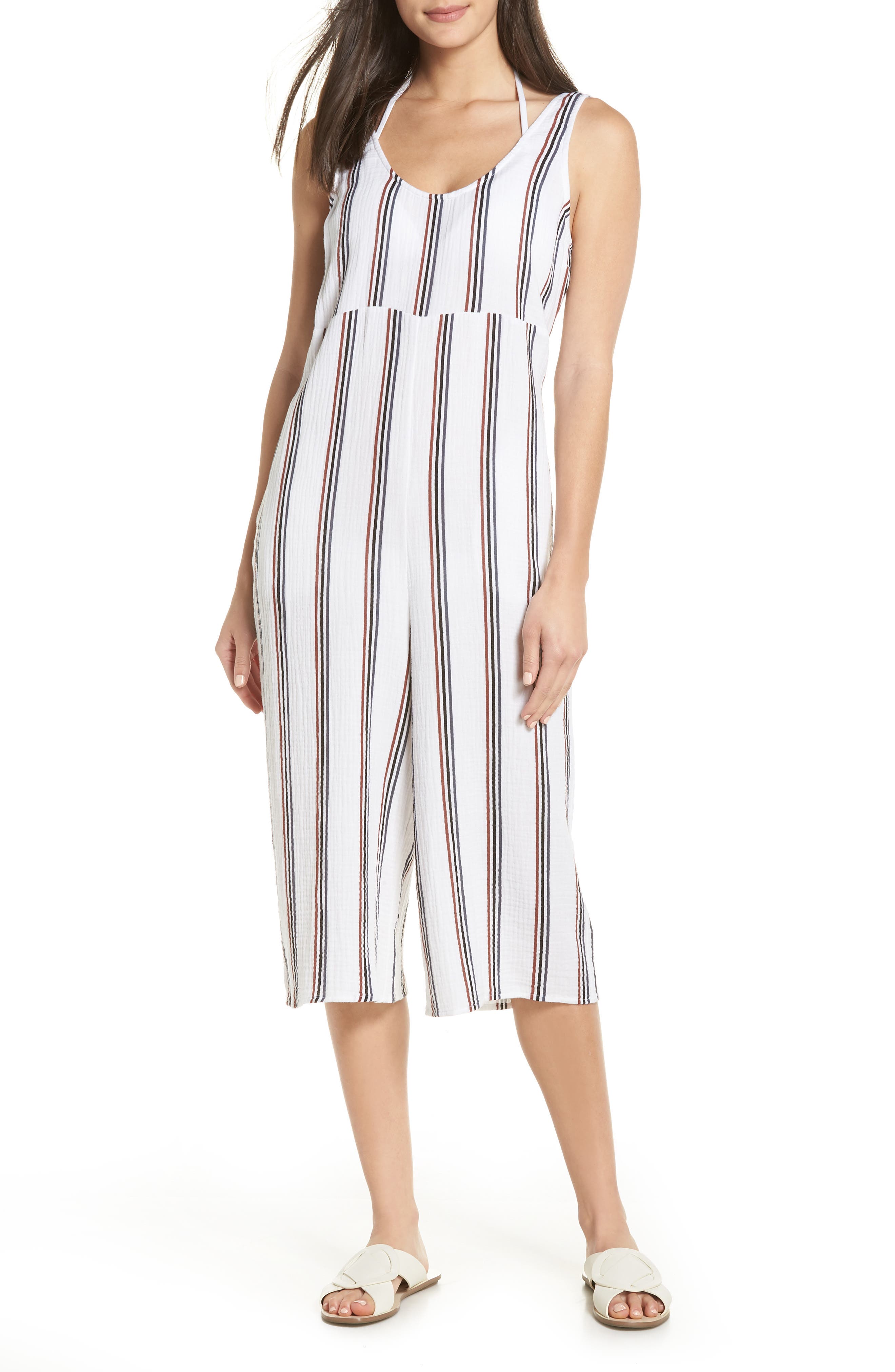 Tavik Ramona Cover-Up Jumpsuit, White