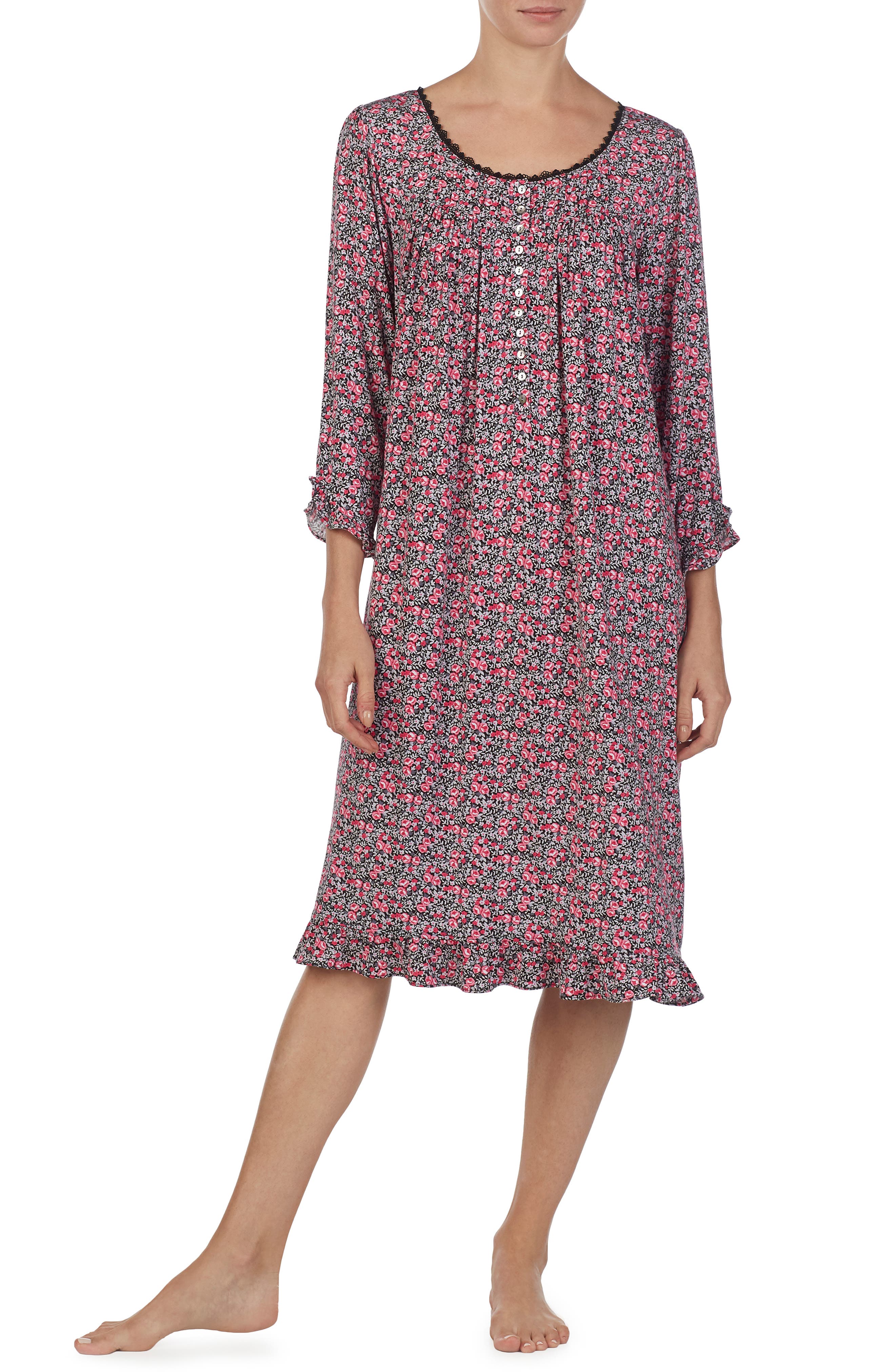 Eileen West Print Waltz Nightgown