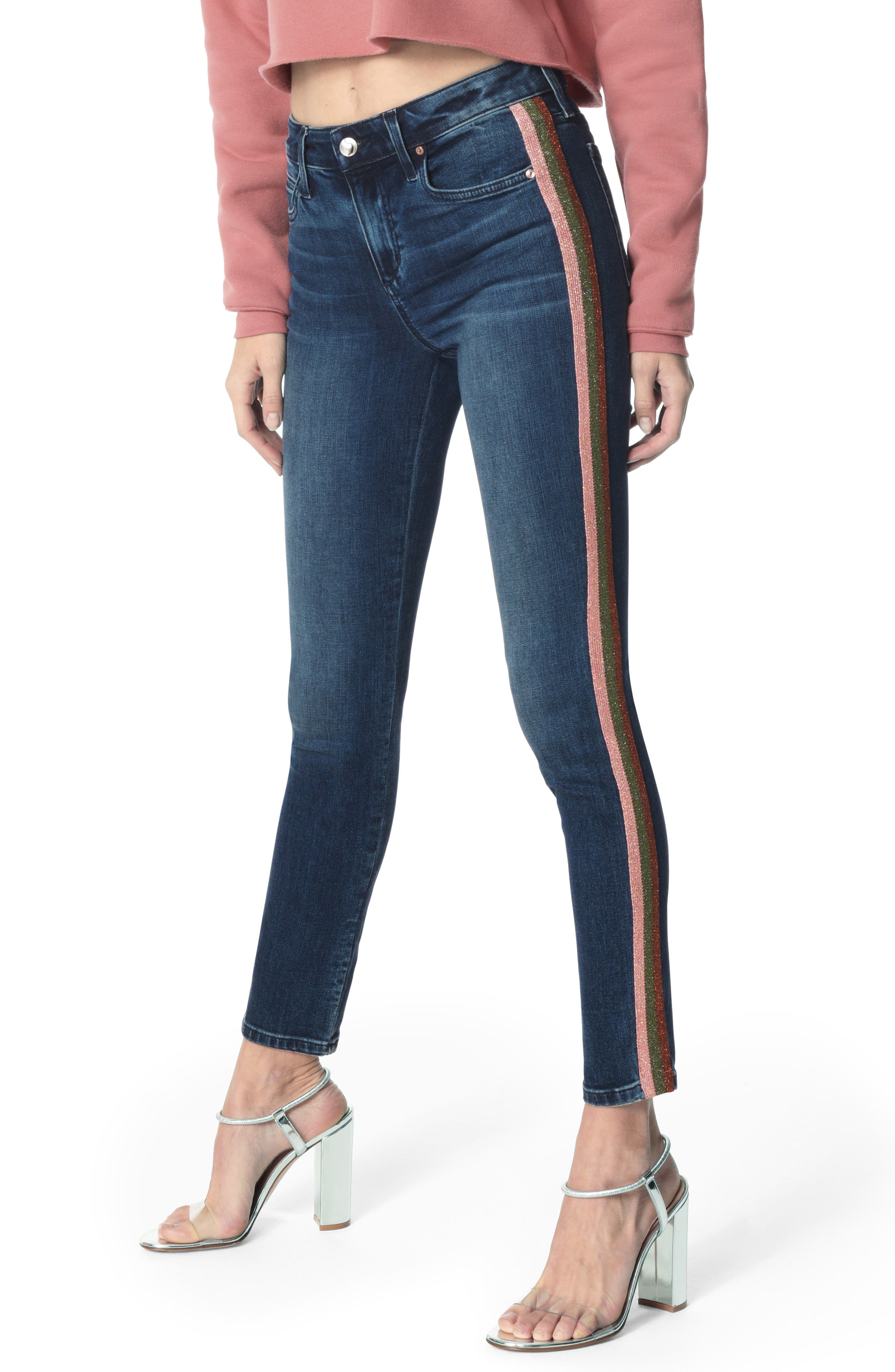 Joe's Jeans Charlie Metallic Stripe 
