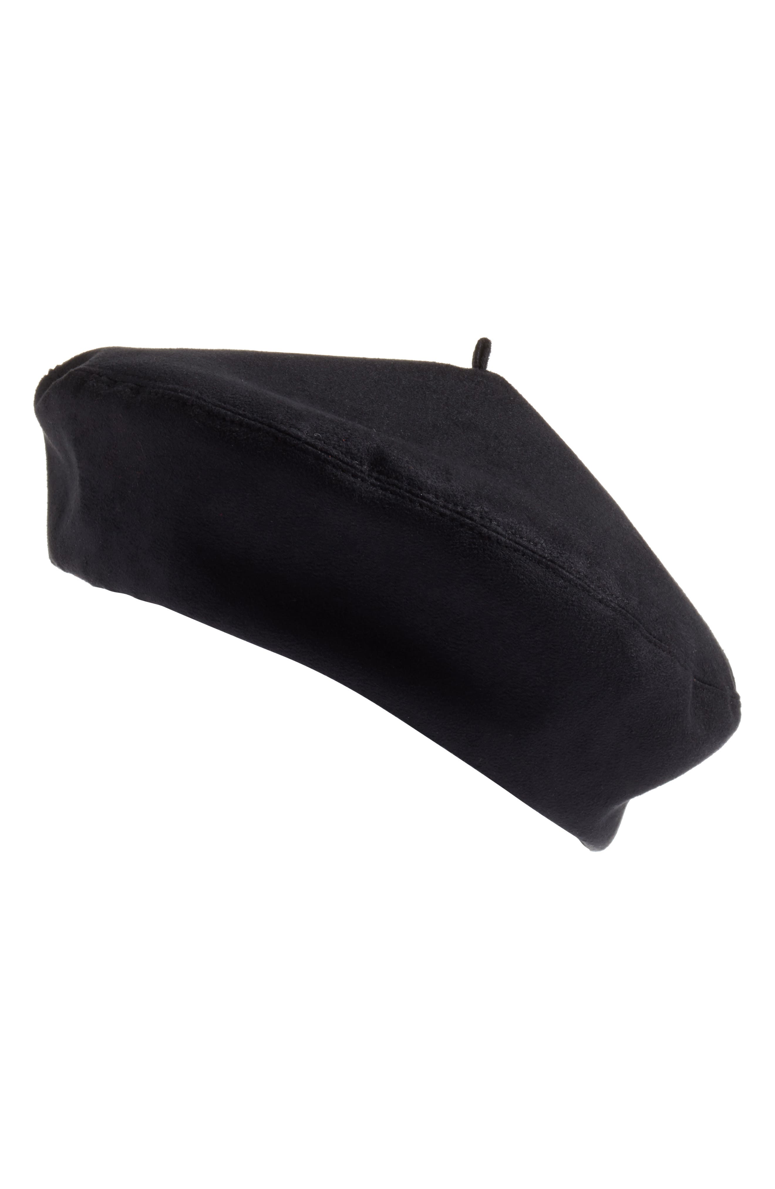 eric javits leather beret