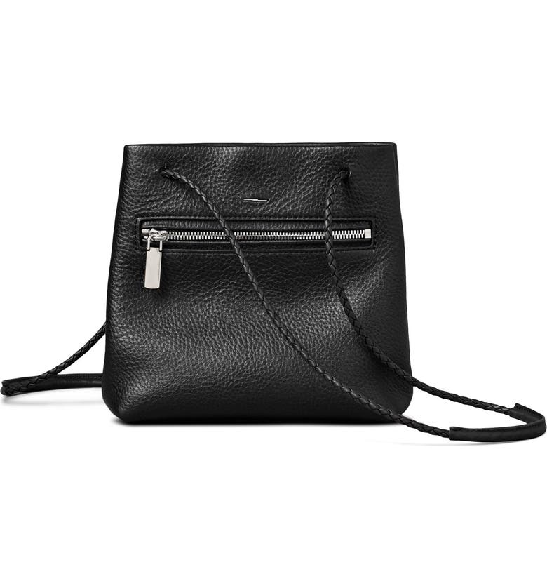 Shinola Mini Pebbled Leather Drawstring Crossbody Bag | Nordstrom
