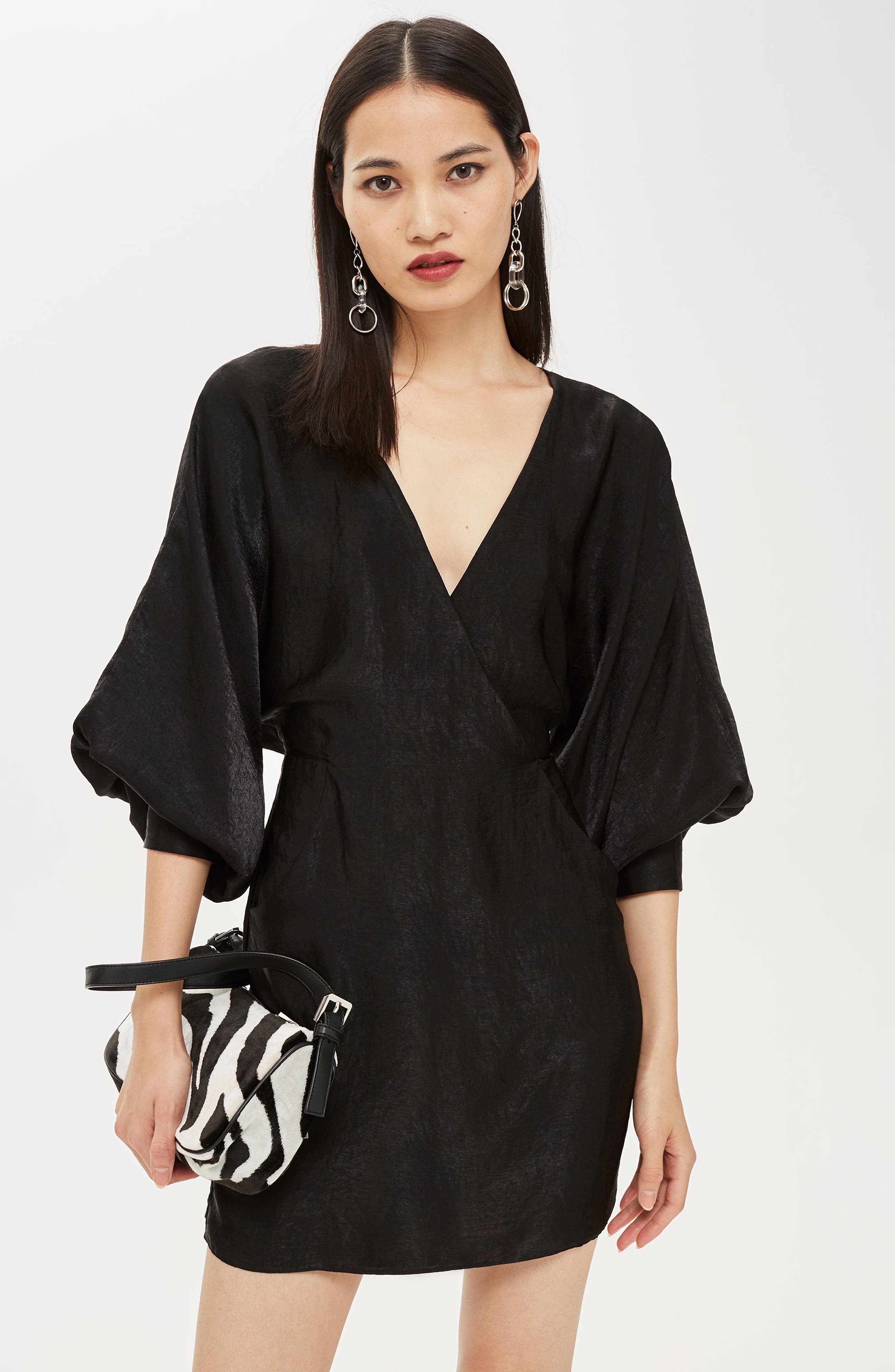 velvet satin mini dress topshop