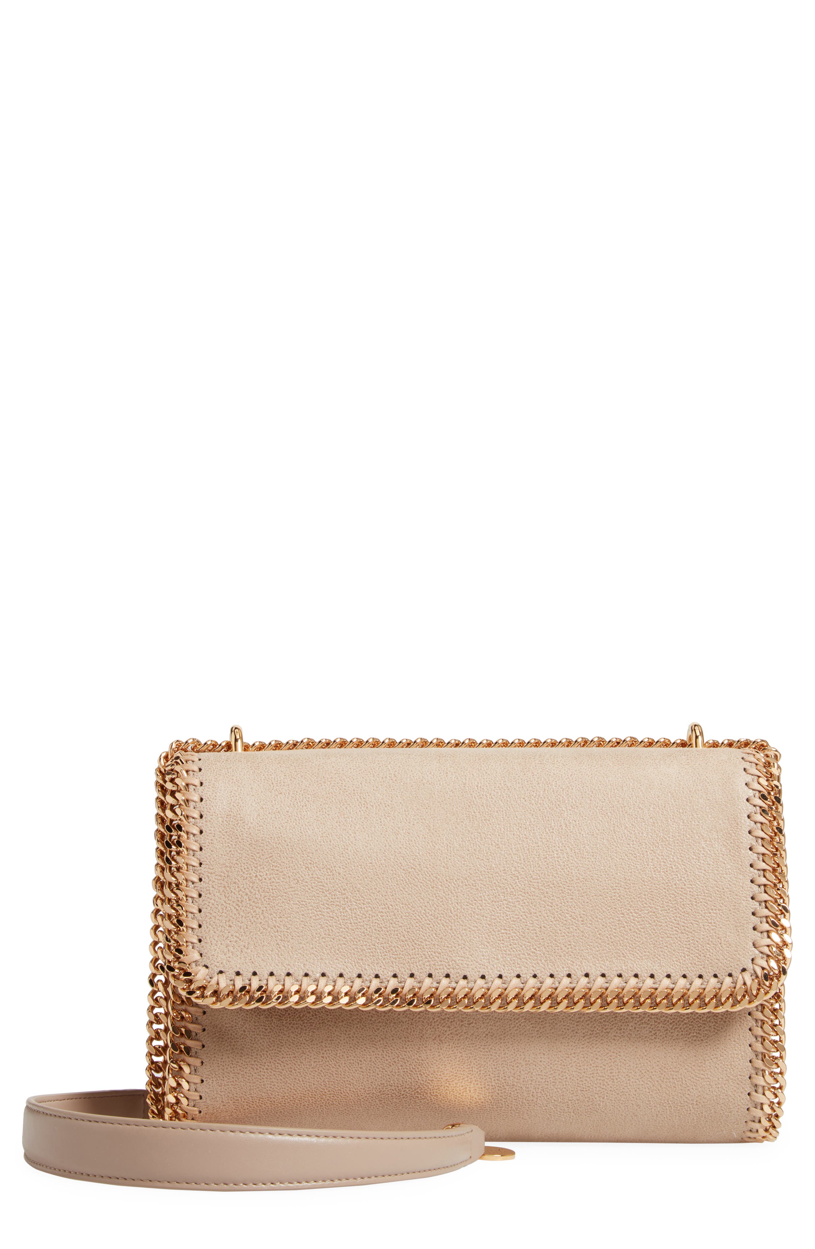 Stella Mccartney Falabella Shaggy Deer Faux Leather Shoulder Bag - Ivory