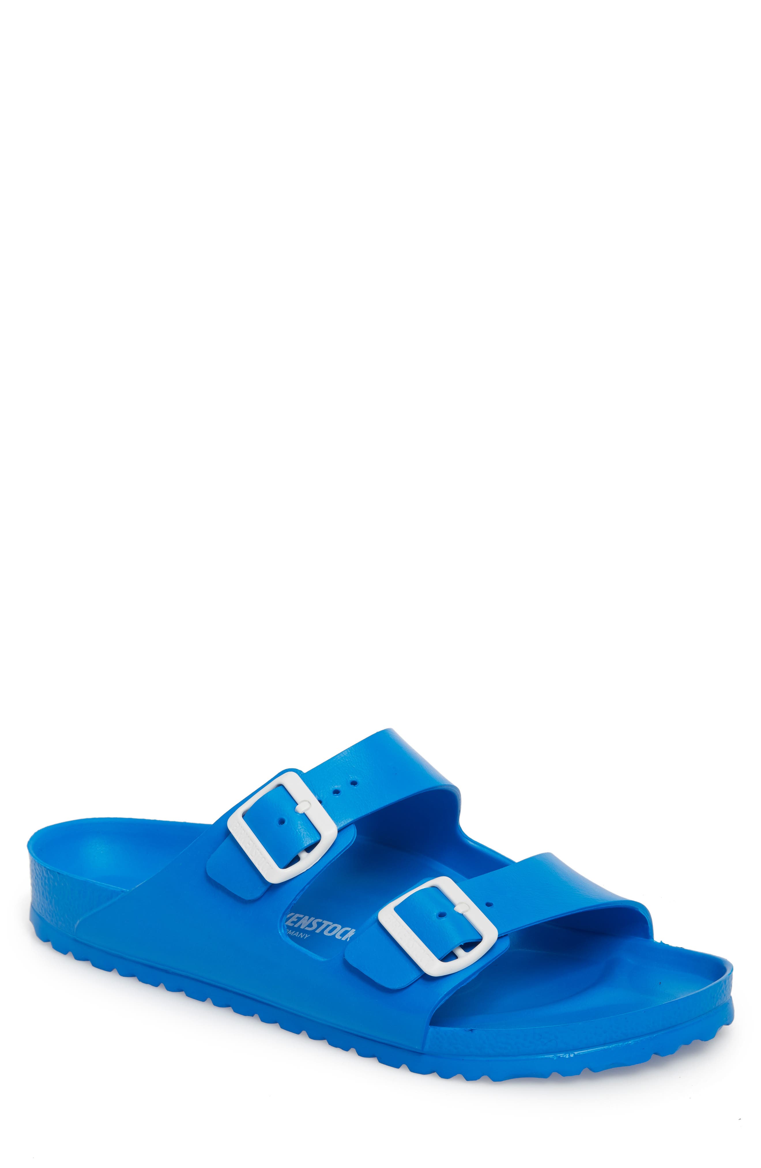 Birkenstock Essentials Arizona Eva Waterproof Slide Sandal,10.5 - Blue