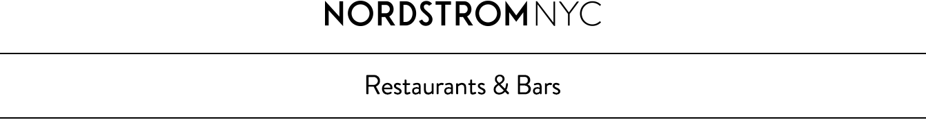 About Nordstrom NYC's restaurants.