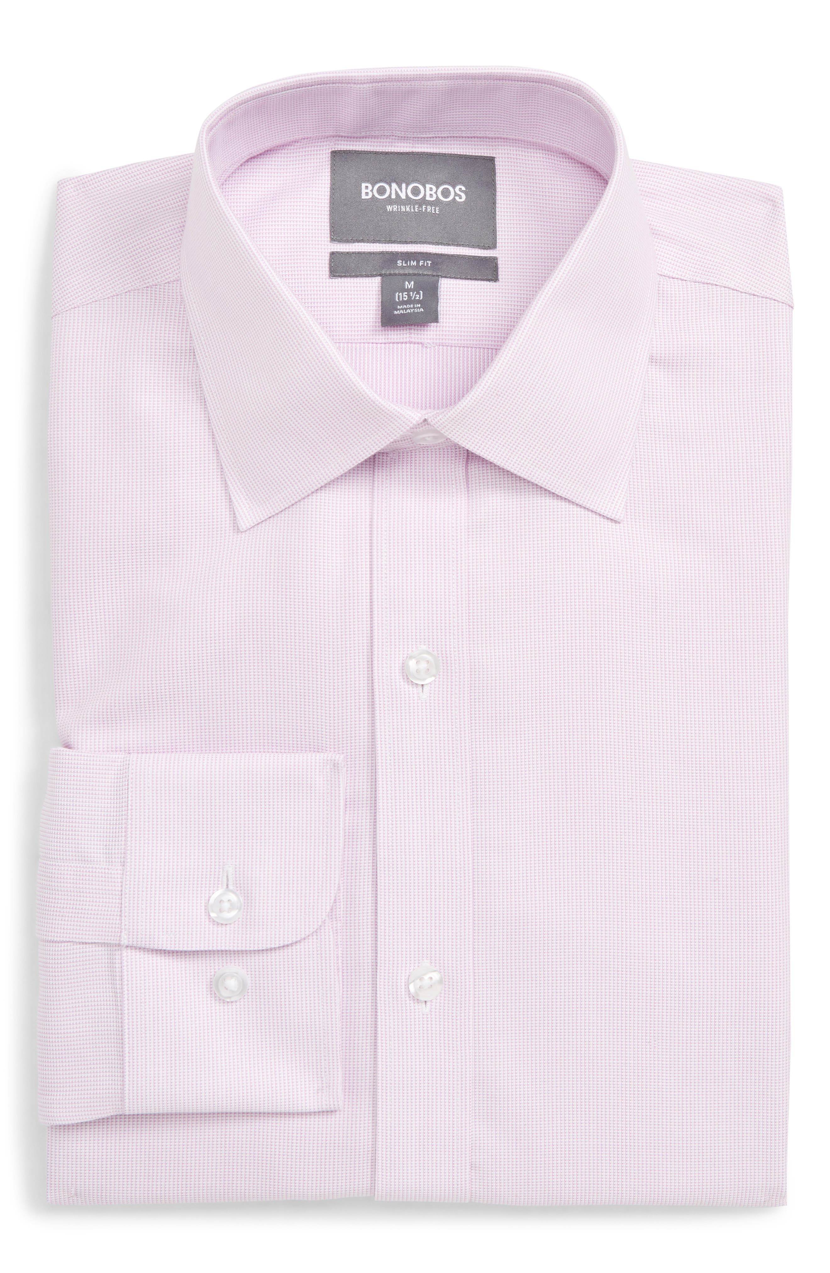 Bonobos Slim Fit Solid Dress Shirt