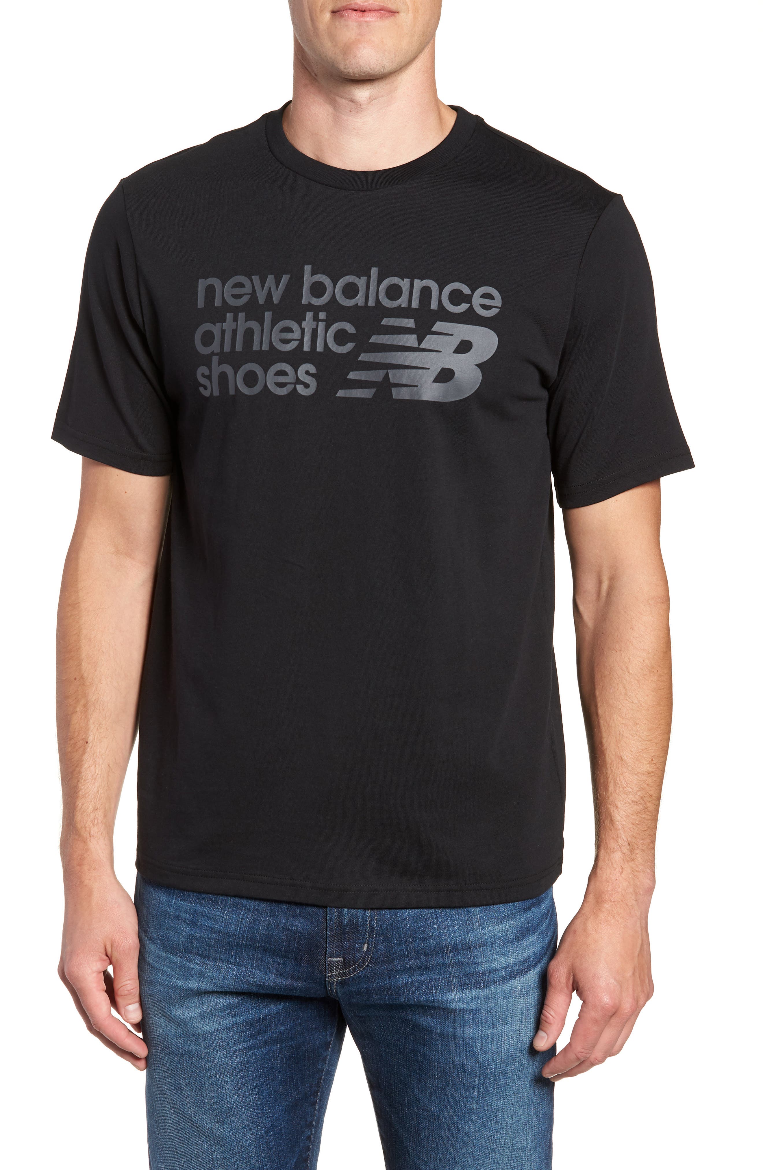New Balance Nb Shoe Box Graphic T-Shirt, Black
