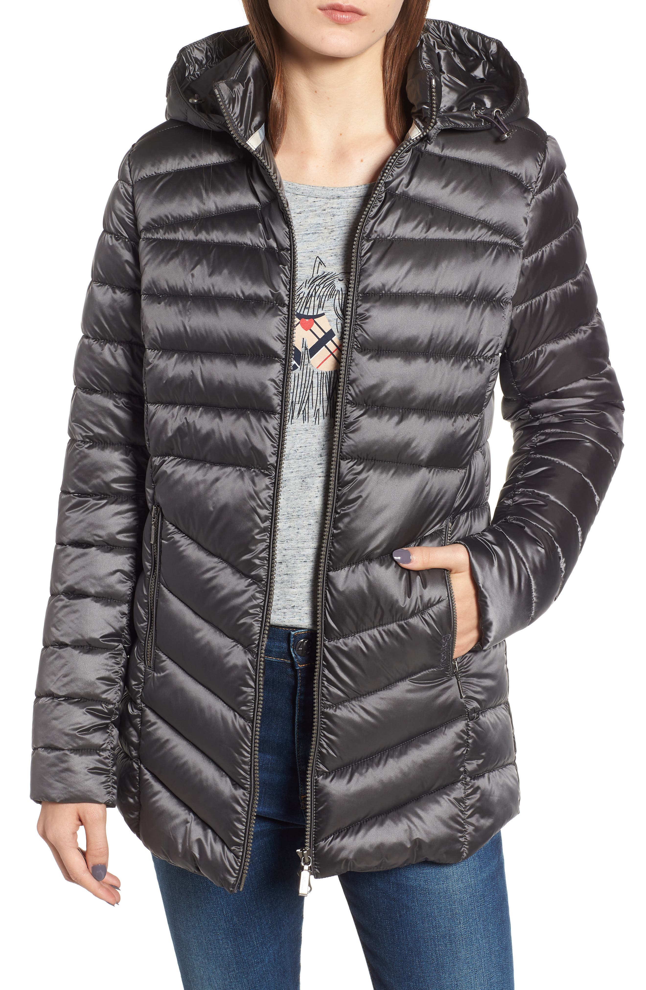 Barbour Ailith Quilted Jacket, US / 8 UK - Grey