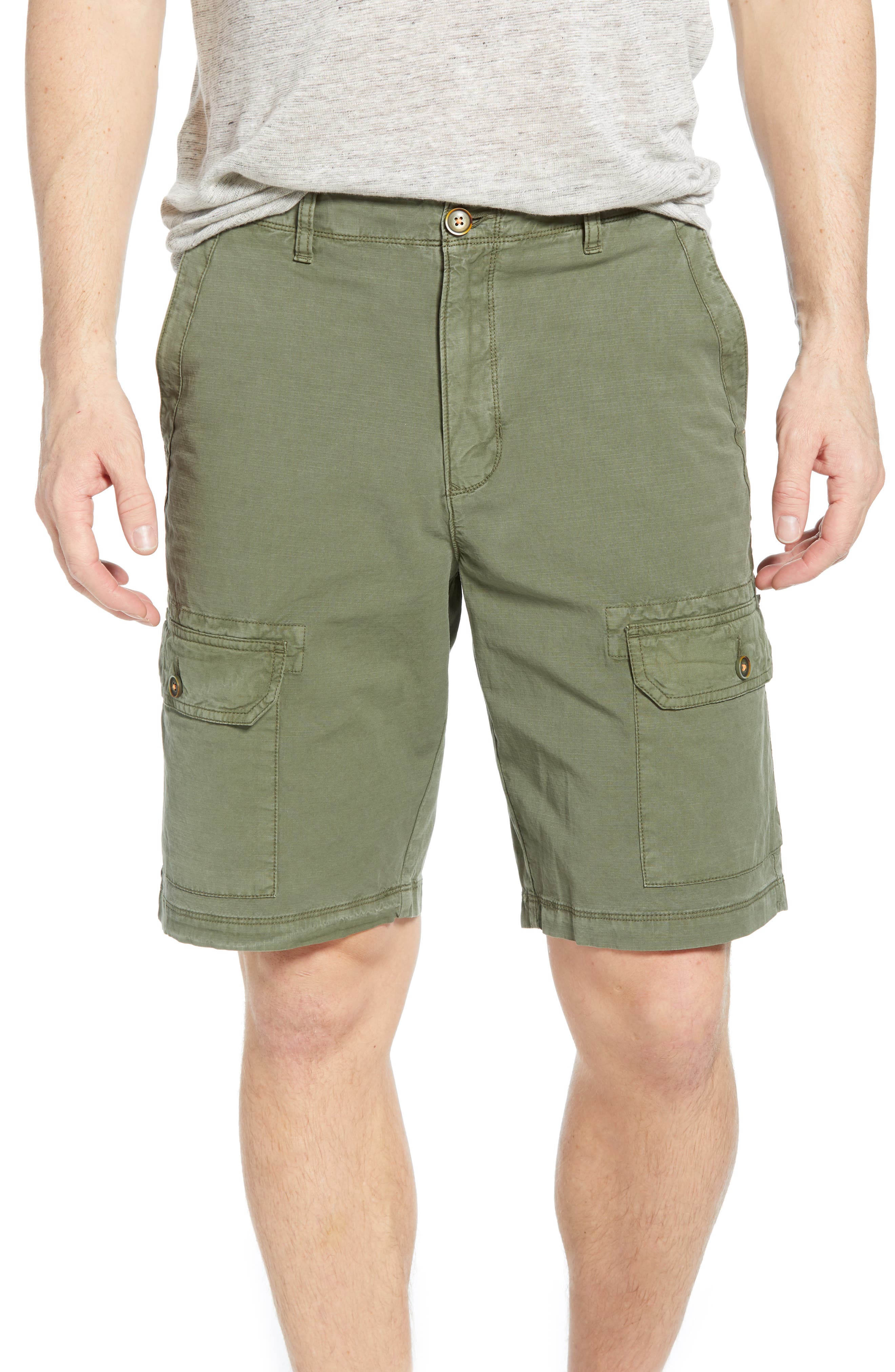 Tommy Bahama Riptide Classic Fit Ripstop Cargo Shorts, Green