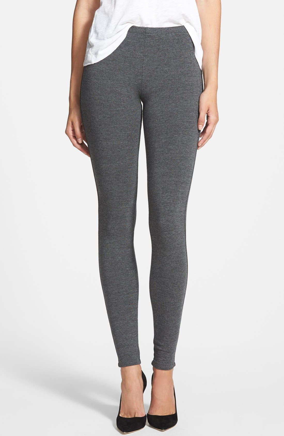 Splendid French Terry Leggings, Grey
