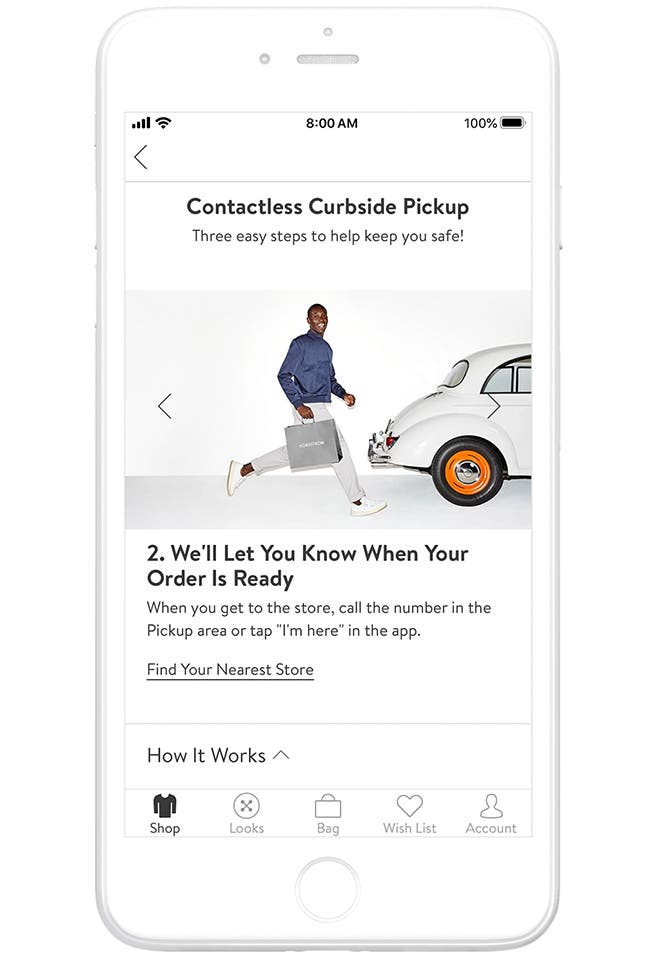 The Nordstrom app.