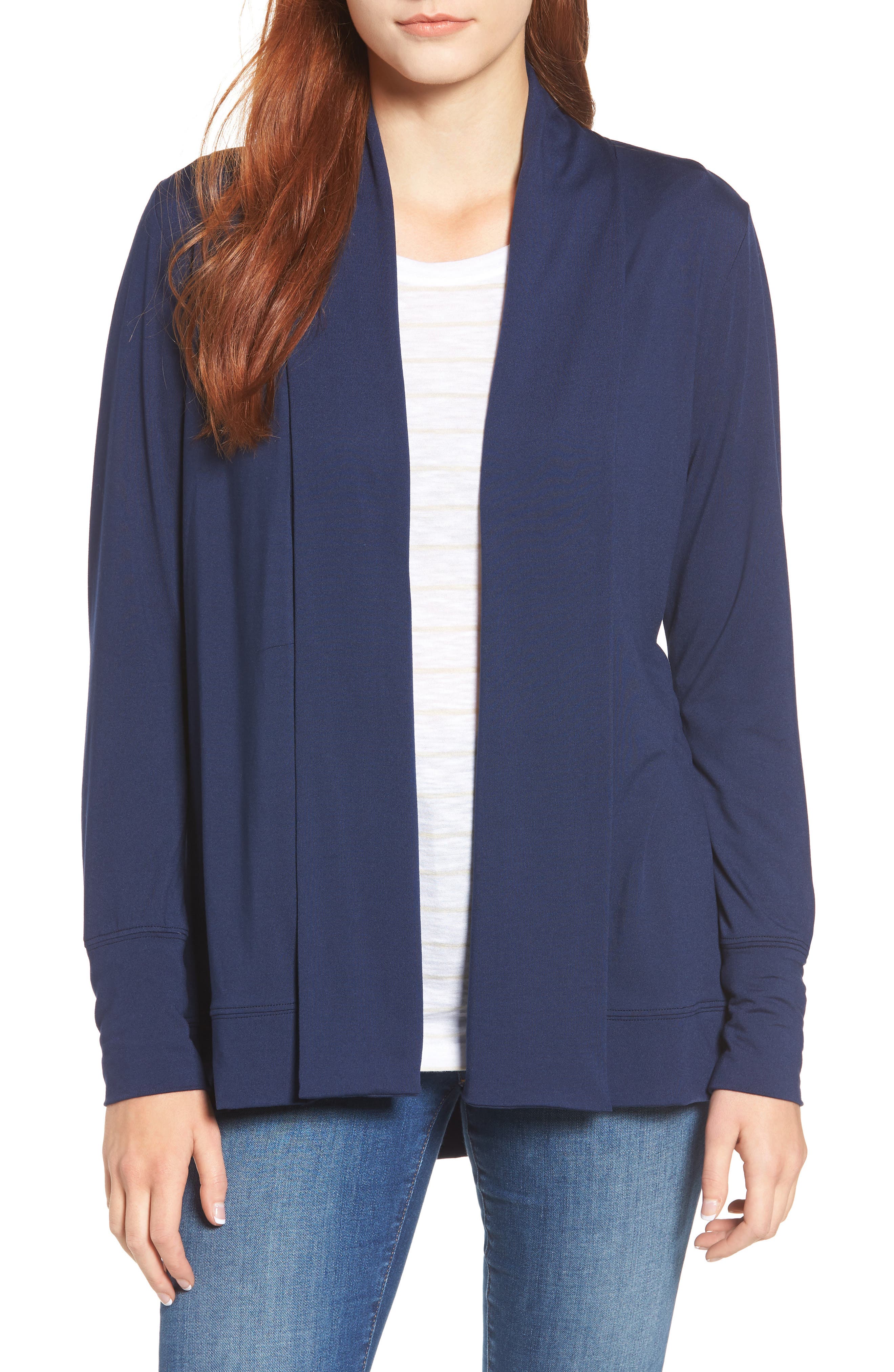 Petite Bobeau Butter Cardigan, Blue