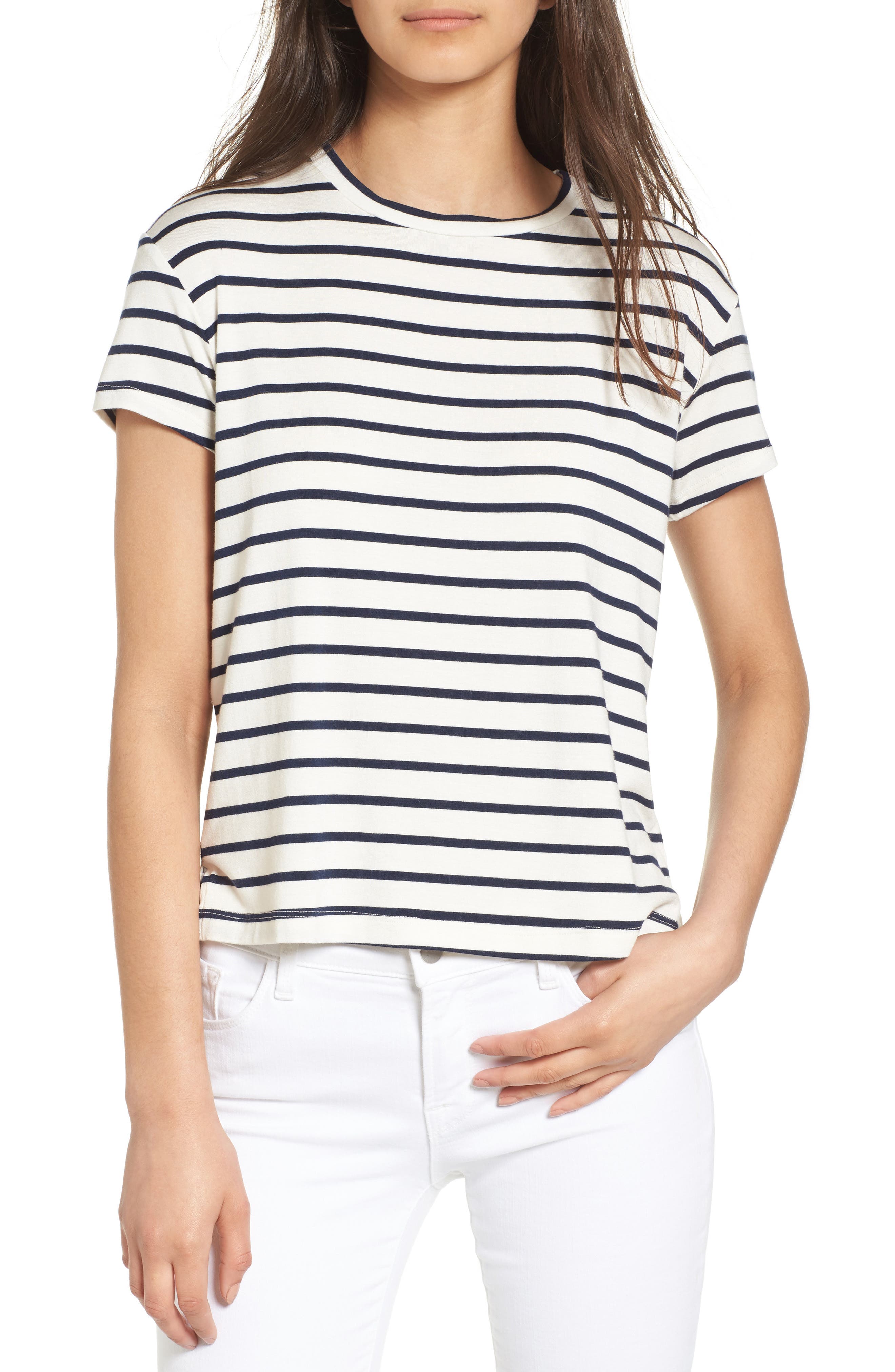 Amour Vert Casey Tee, Ivory
