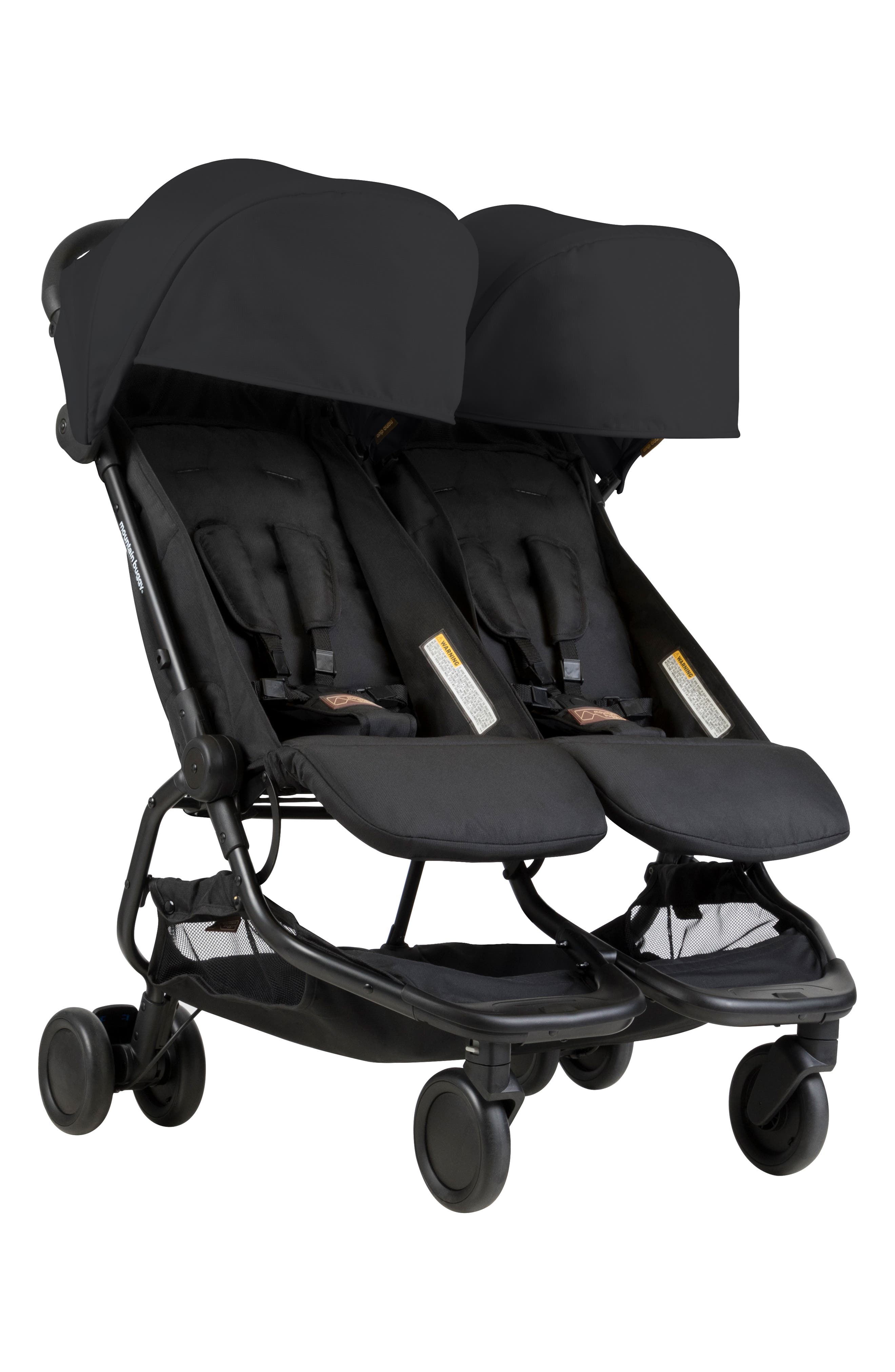 EAN 9420015762587 product image for Infant Mountain Buggy Nano Duo Double Stroller, Size One Size - Black | upcitemdb.com