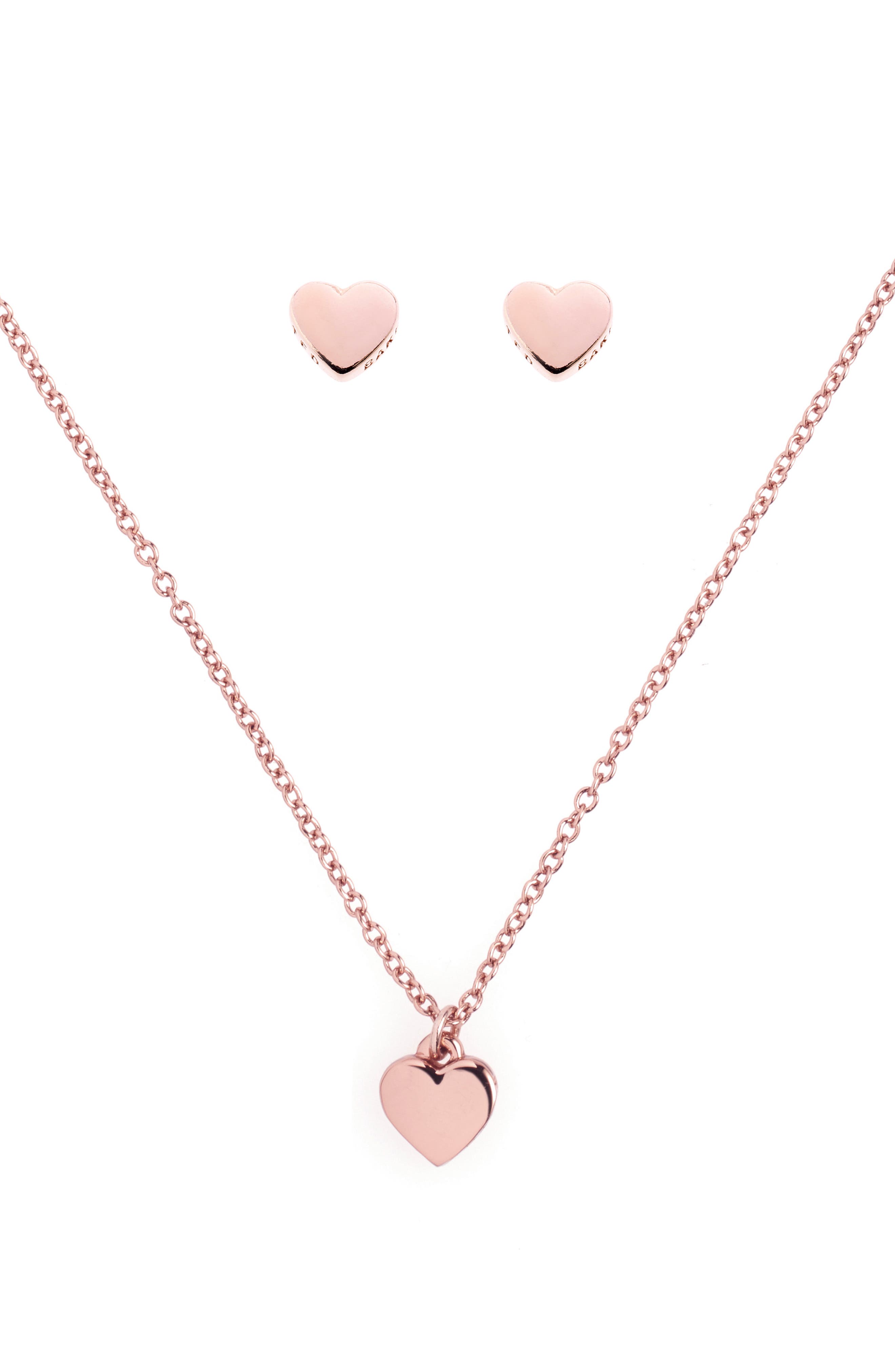 Ted Baker London Amoria Sweetheart Earrings & Necklace Gift Set